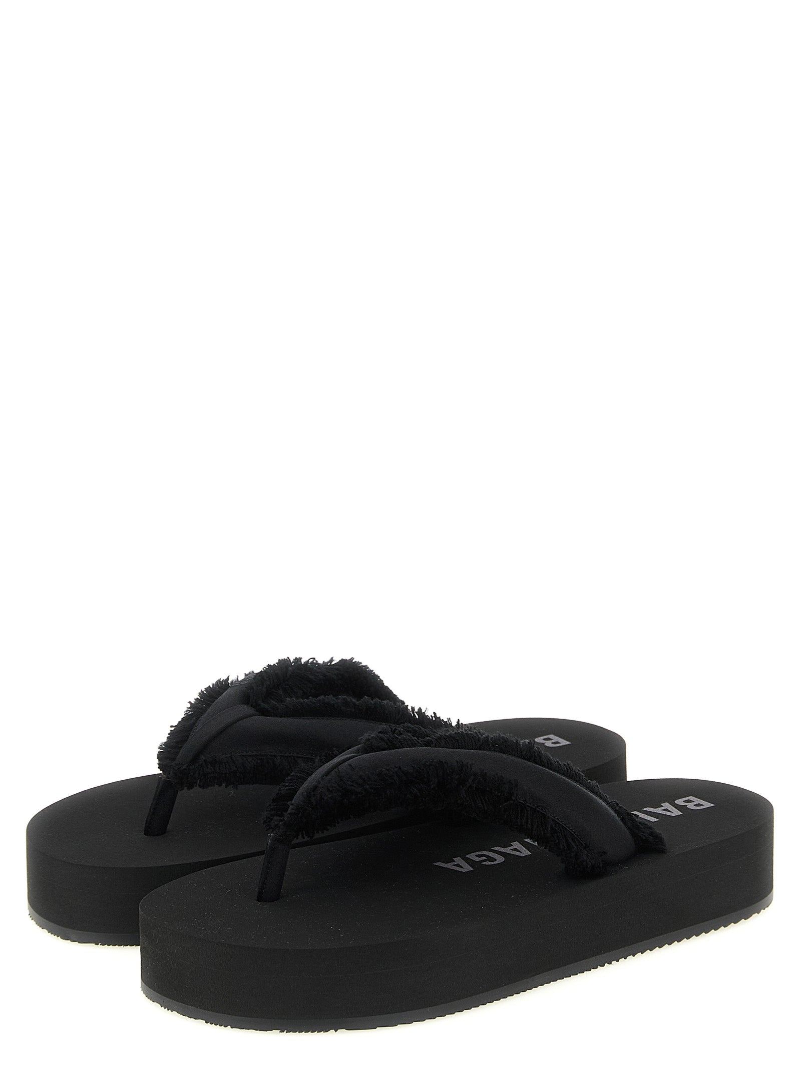 Balenciaga Black 'Jet Lag' Sandals Curated Luxury Accessories by Orvyn