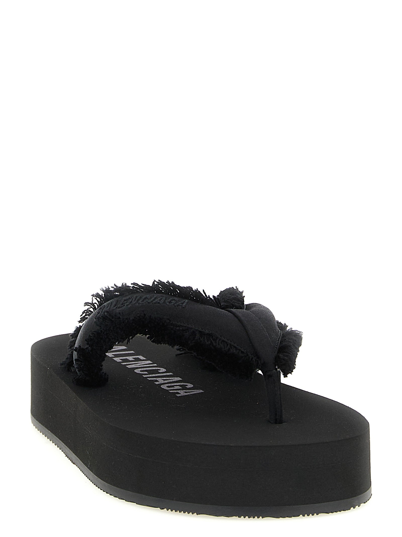 Balenciaga Black 'Jet Lag' Sandals Curated Luxury Accessories by Orvyn