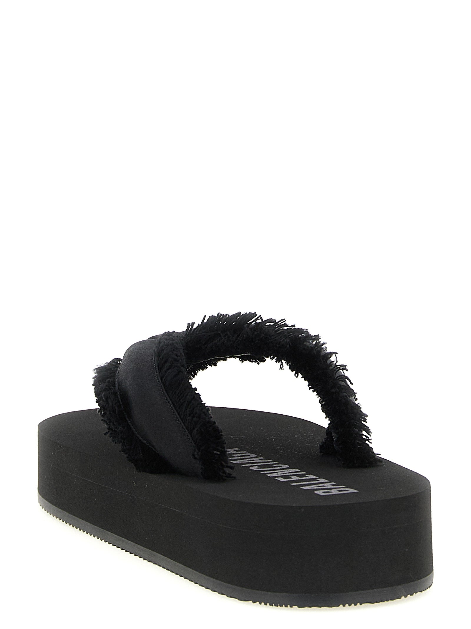 Balenciaga Black 'Jet Lag' Sandals Curated Luxury Accessories by Orvyn