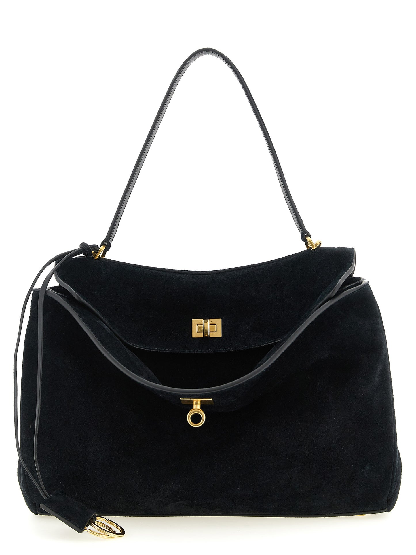 Balenciaga Black 'Rodeo' Handbag Curated Luxury Accessories by Orvyn