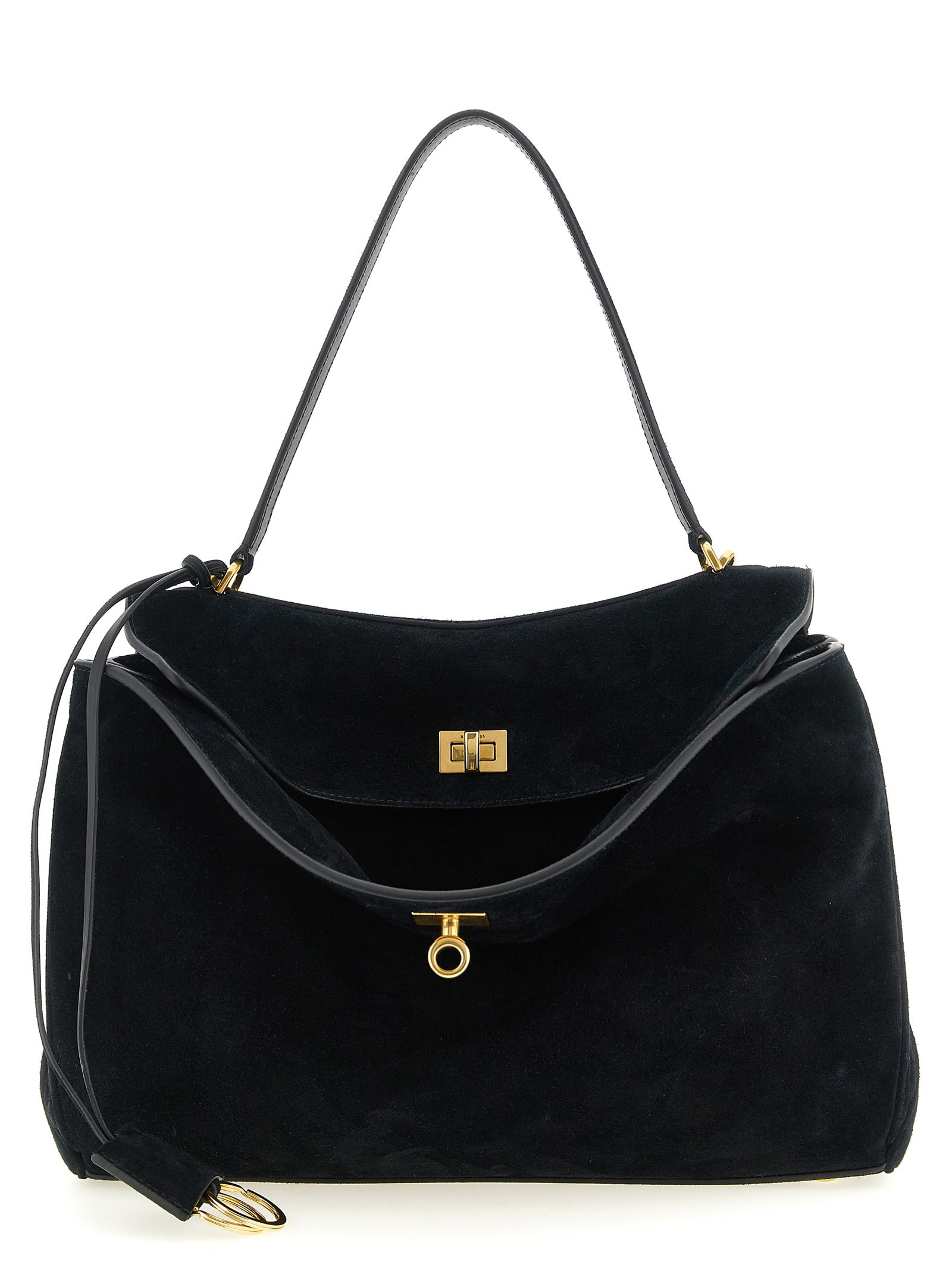 Balenciaga Black 'Rodeo' Handbag Curated Luxury Accessories by Orvyn
