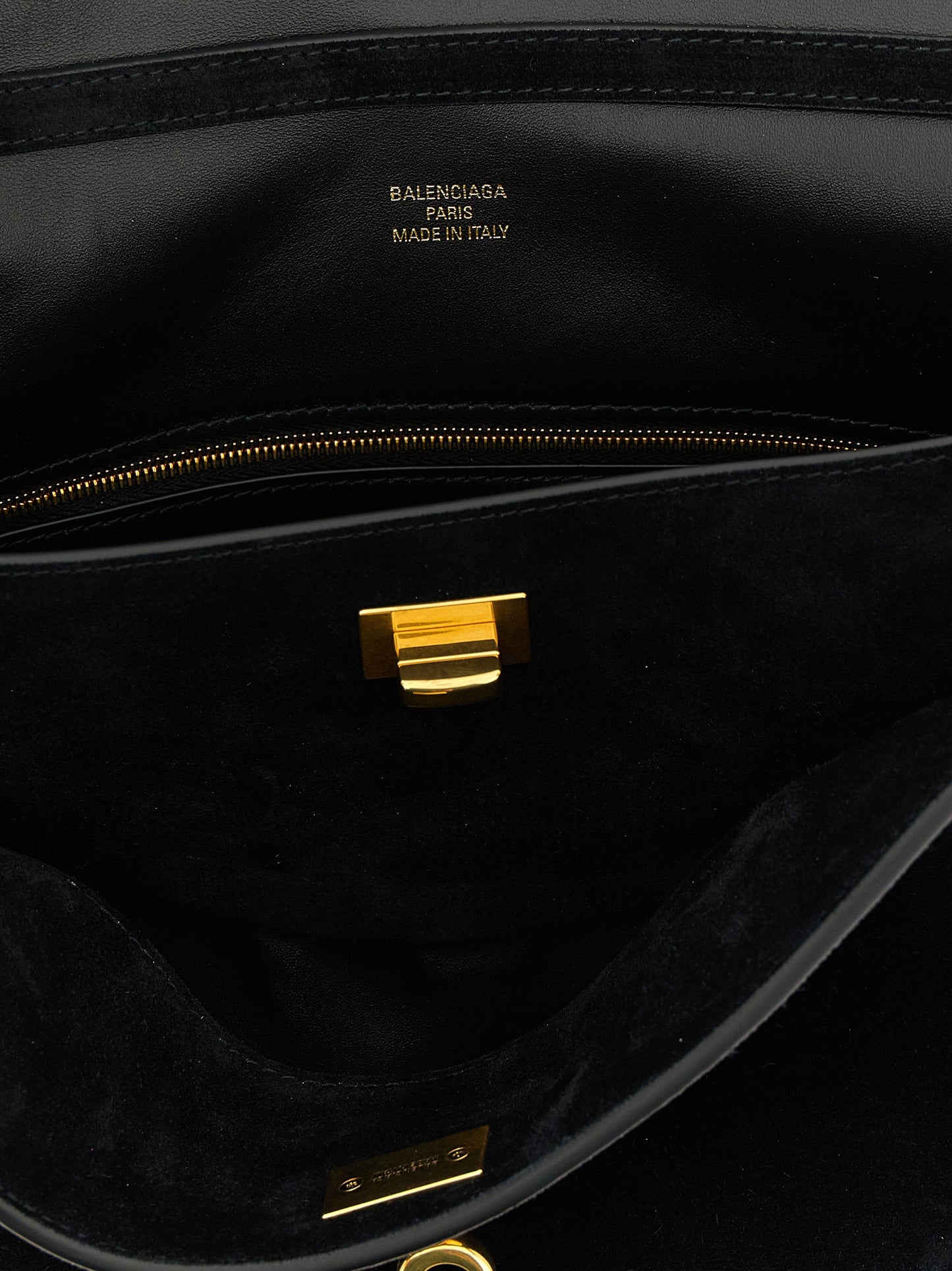 Balenciaga Black 'Rodeo' Handbag Curated Luxury Accessories by Orvyn