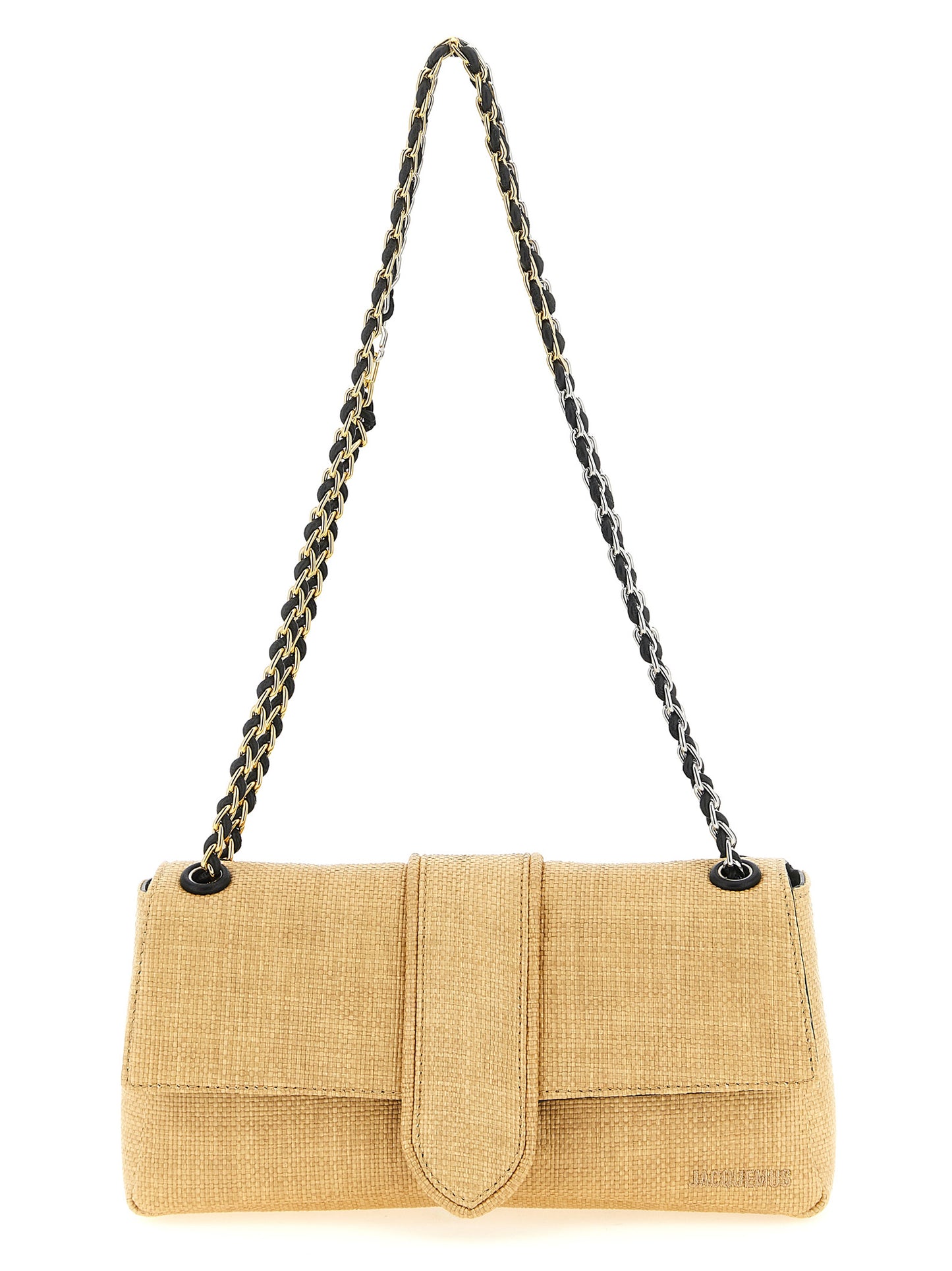 Jacquemus Beige 'Le Bambino Chaîne' Shoulder Bag Curated Luxury Accessories by Orvyn