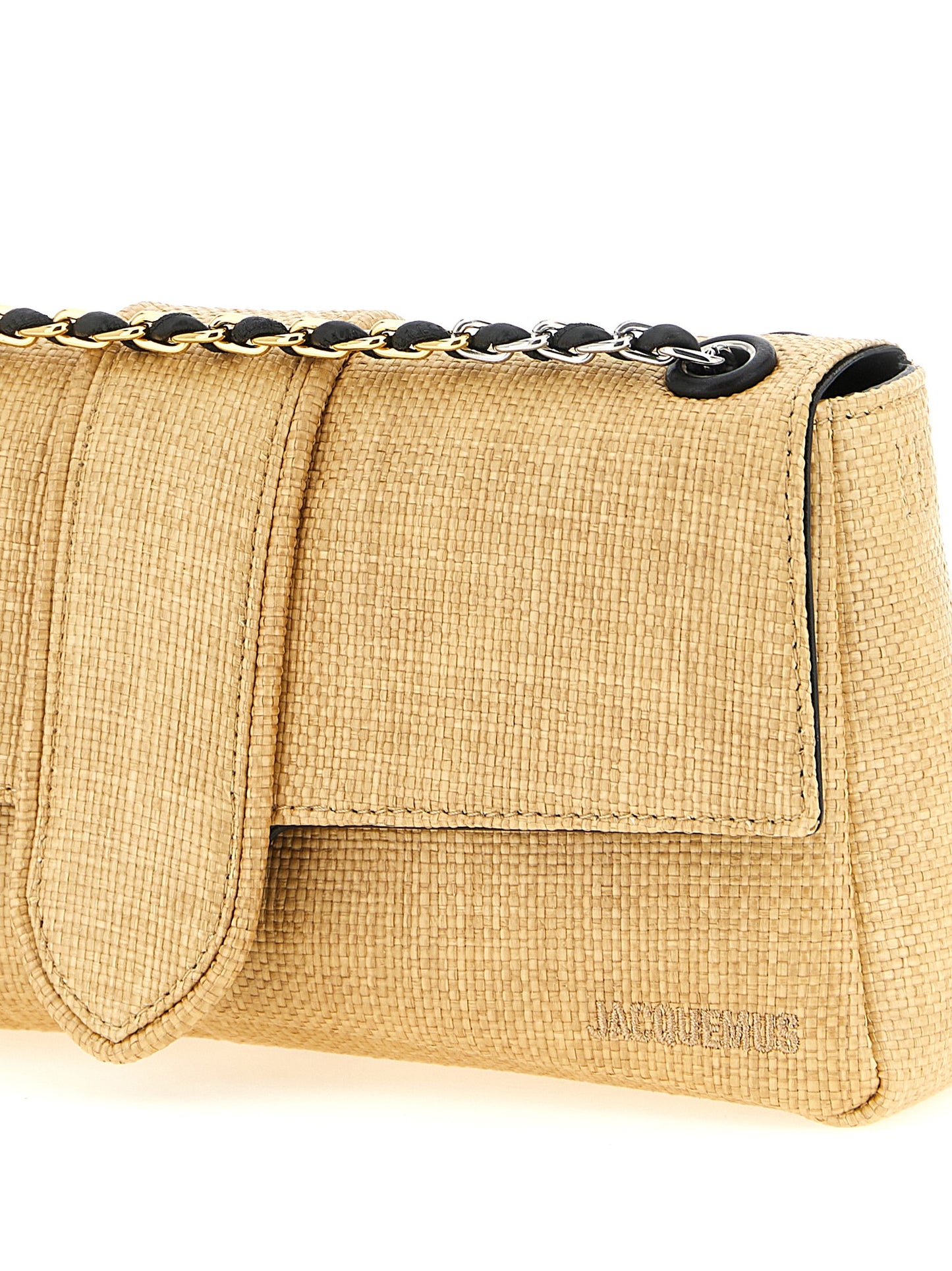 Jacquemus Beige 'Le Bambino Chaîne' Shoulder Bag Curated Luxury Accessories by Orvyn