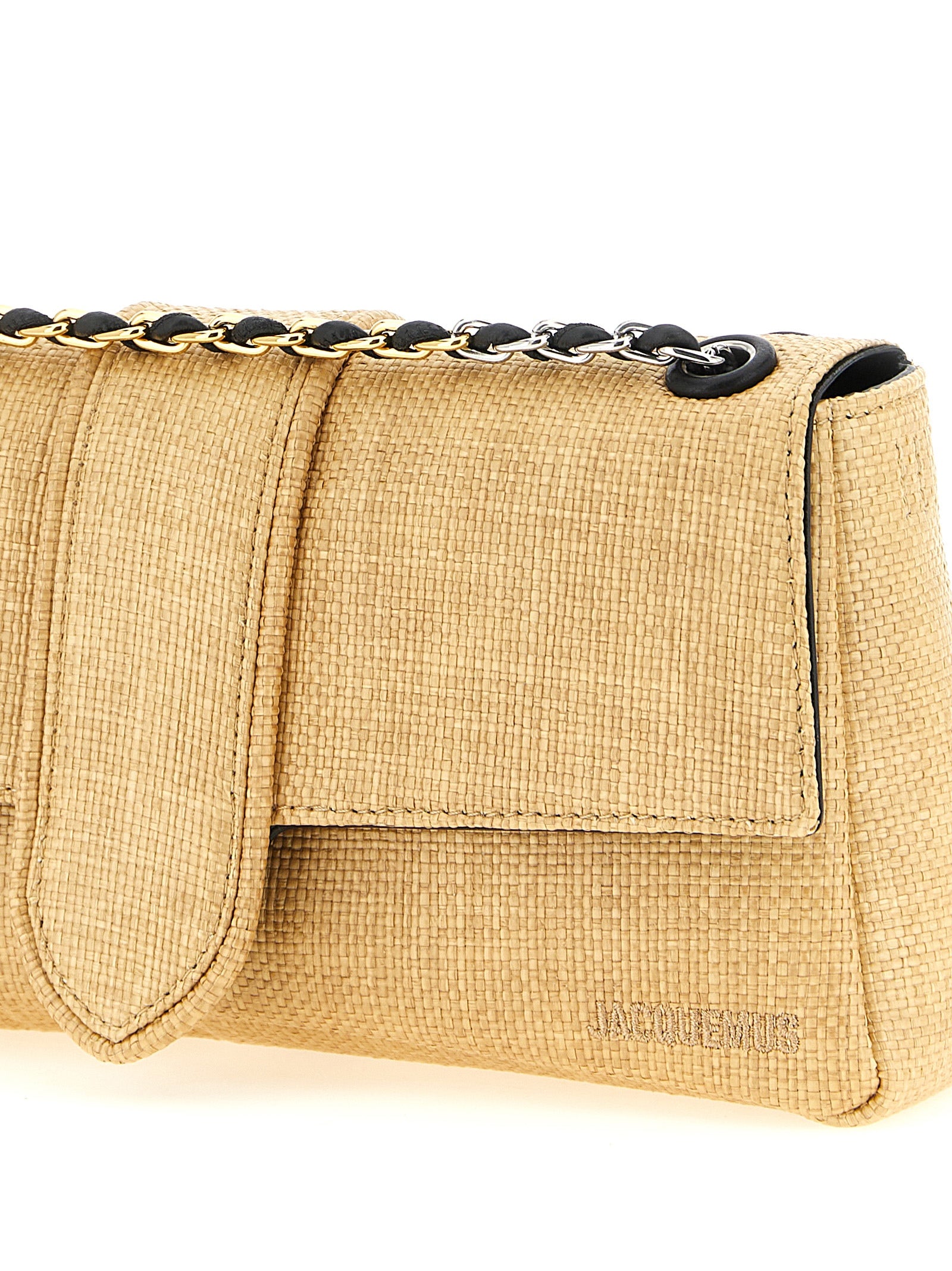 Jacquemus Beige 'Le Bambino Chaîne' Shoulder Bag Curated Luxury Accessories by Orvyn