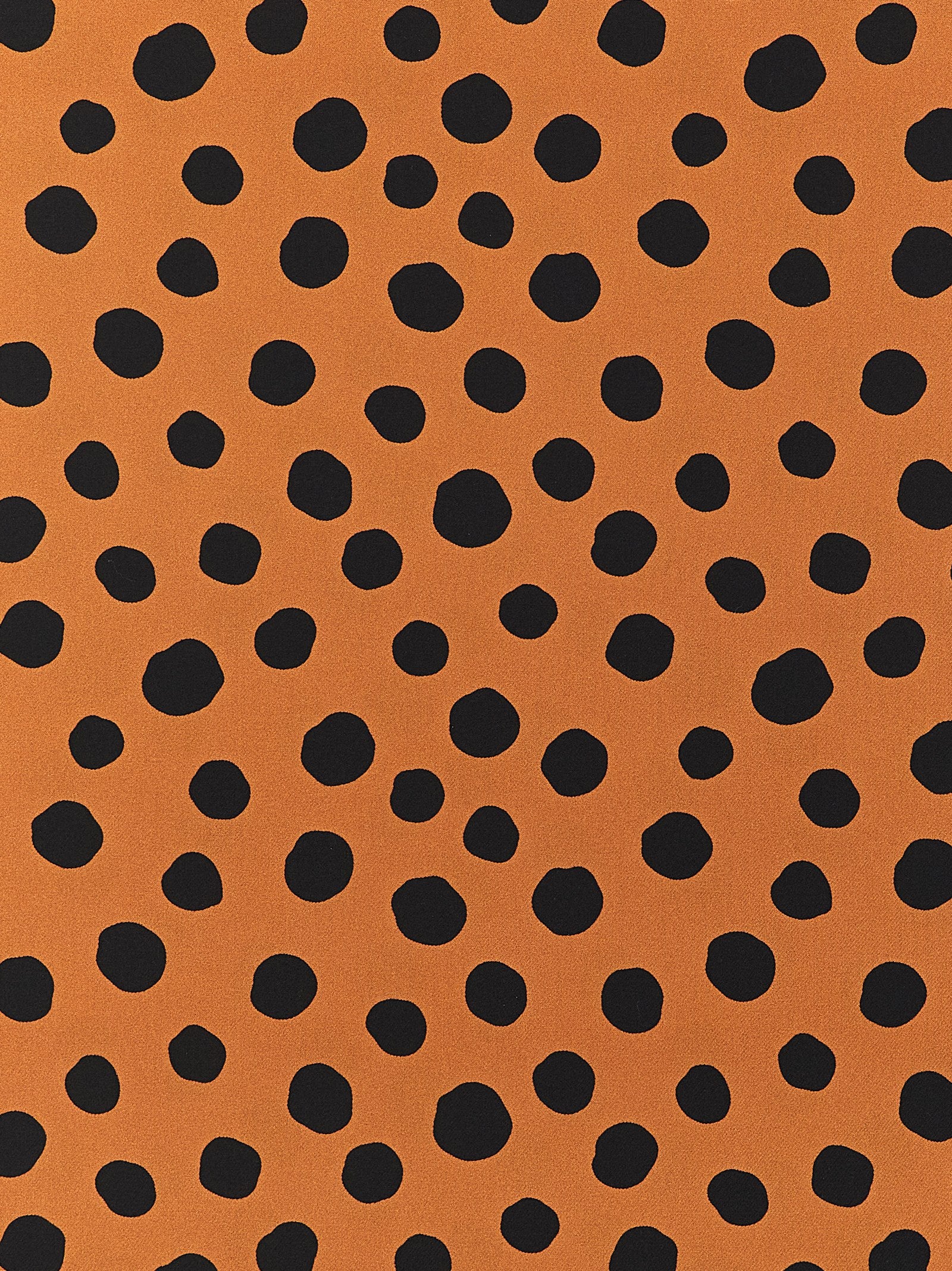 Valentino Garavani Brown 'Pois Dalmata' Scarf Curated Luxury Accessories by Orvyn