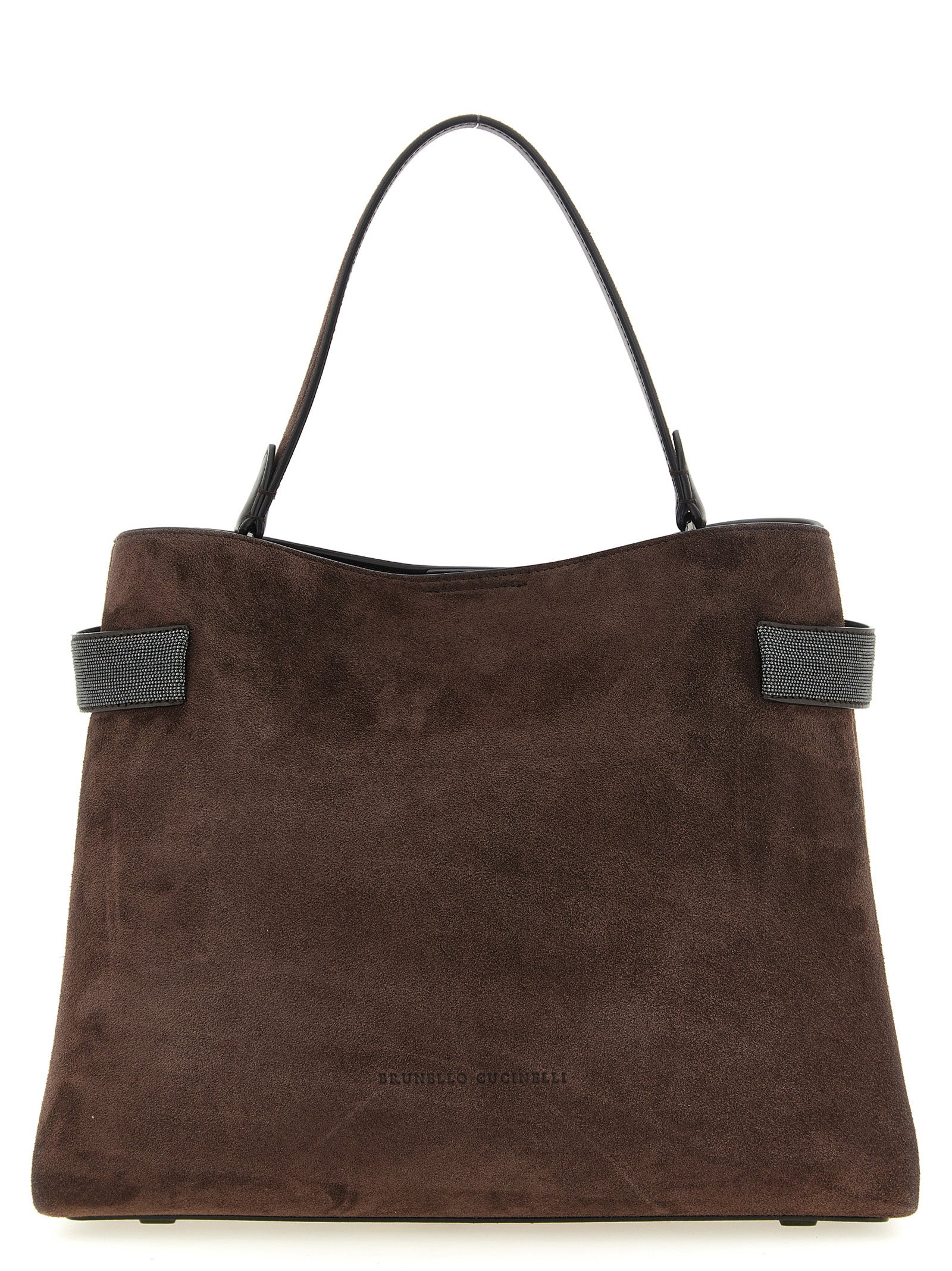 Brunello Cucinelli Brown 'Essence' Handbag Curated Luxury Accessories by Orvyn