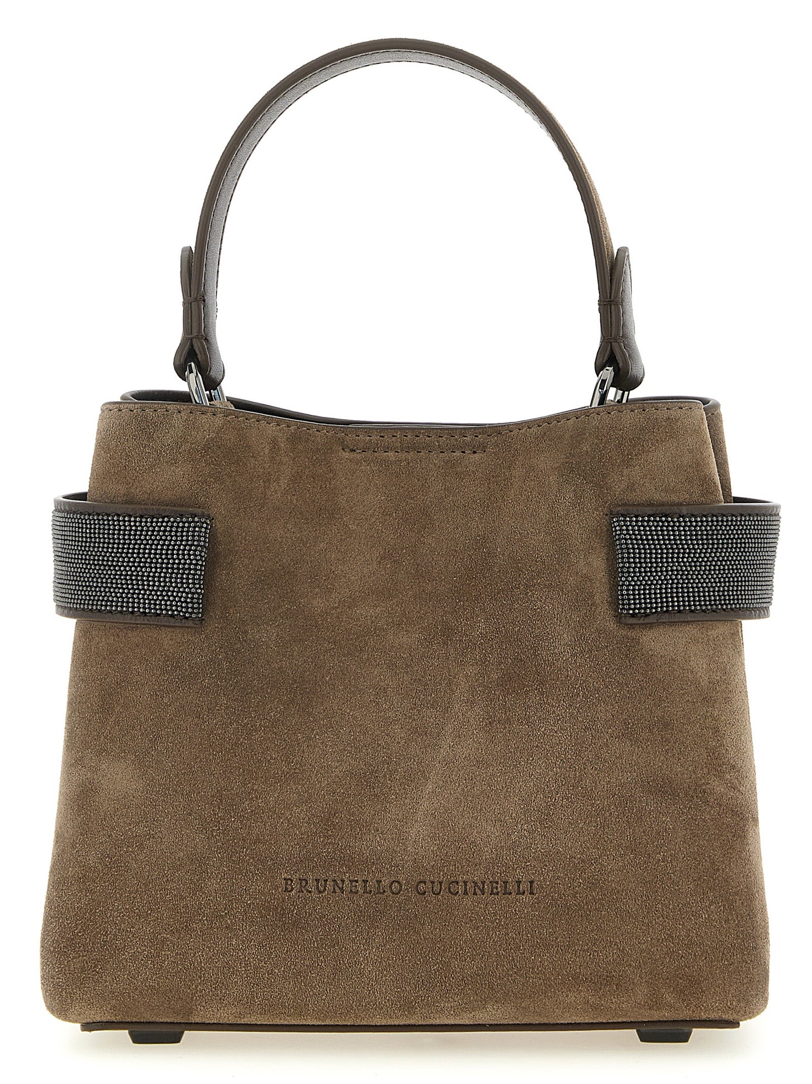 Brunello Cucinelli Brown 'Essence' Handbag Curated Luxury Accessories by Orvyn