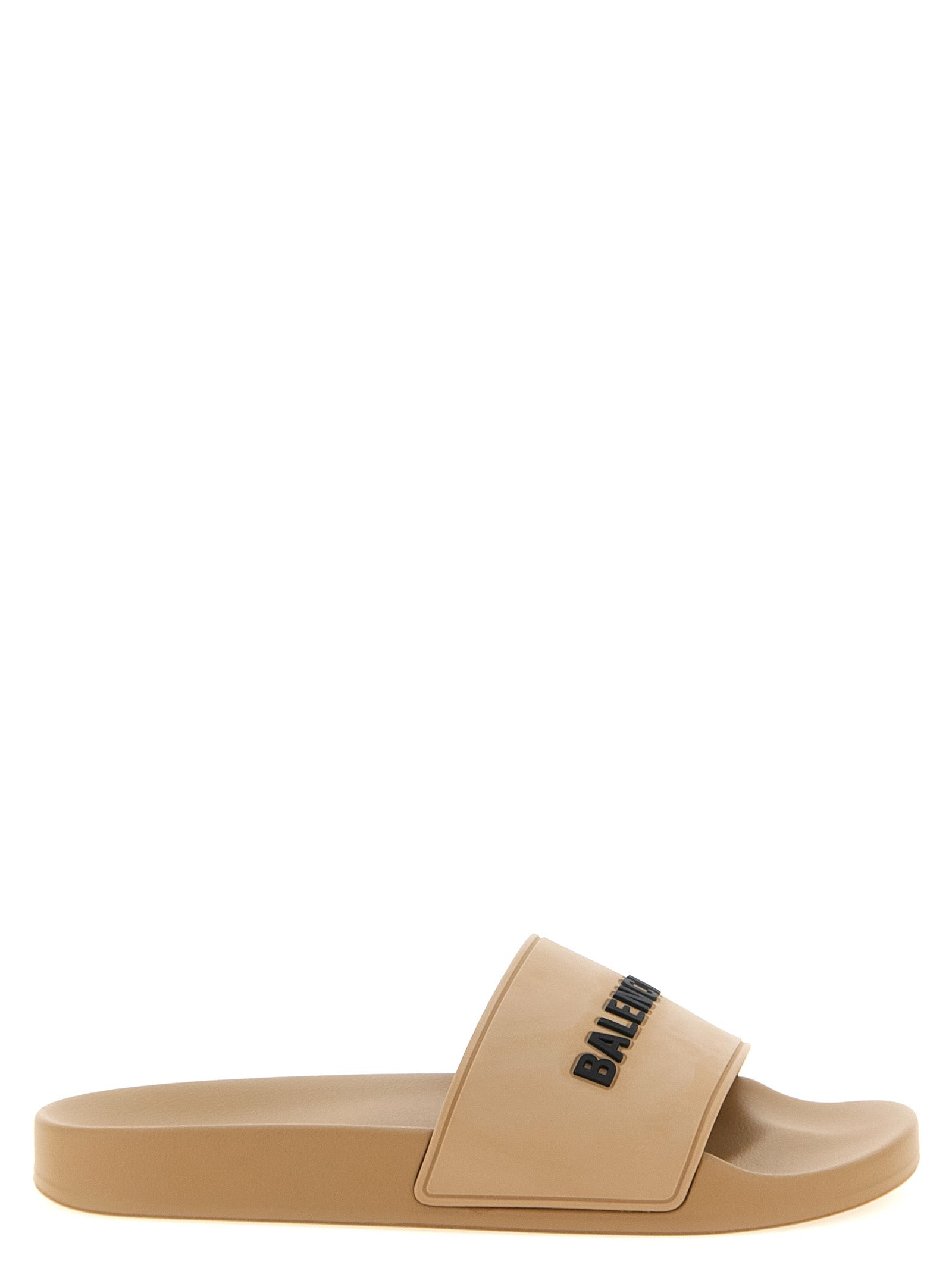 Balenciaga Beige 'Slide Pool' Sandals