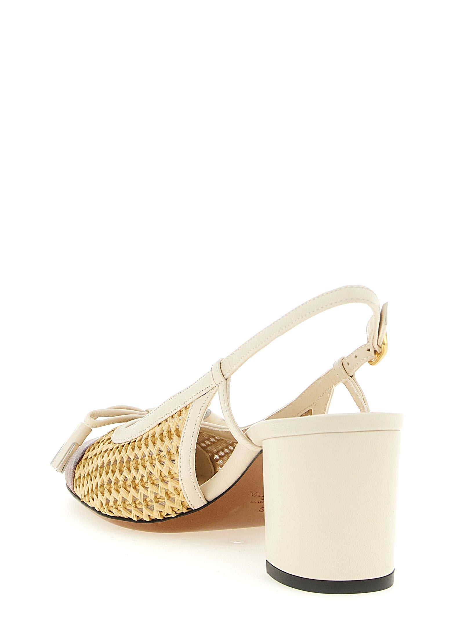 Valentino Garavani Beige 'Valet Du Roi' Pumps Curated Luxury Accessories by Orvyn