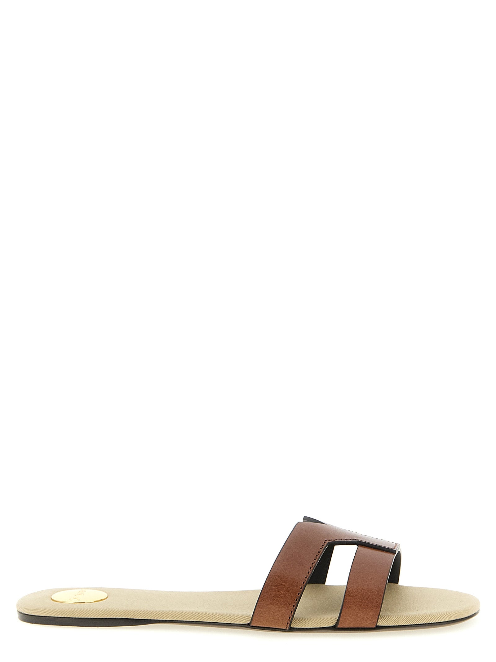 Saint Laurent Brown 'Mabrouka' Sandals braun