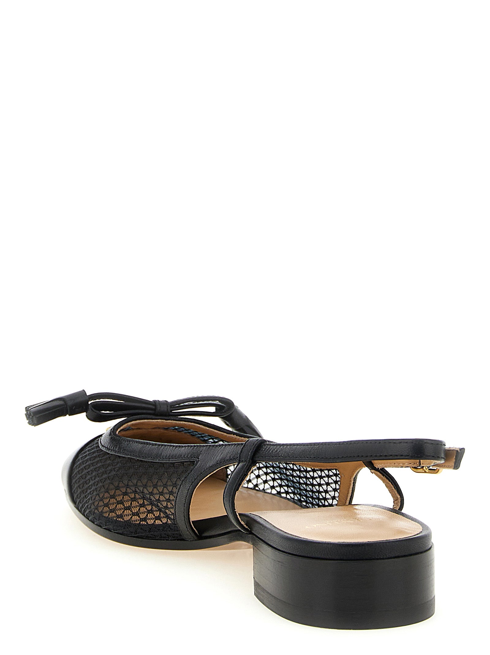 Valentino Garavani Black 'Valet Du Roi' Flats schwarz