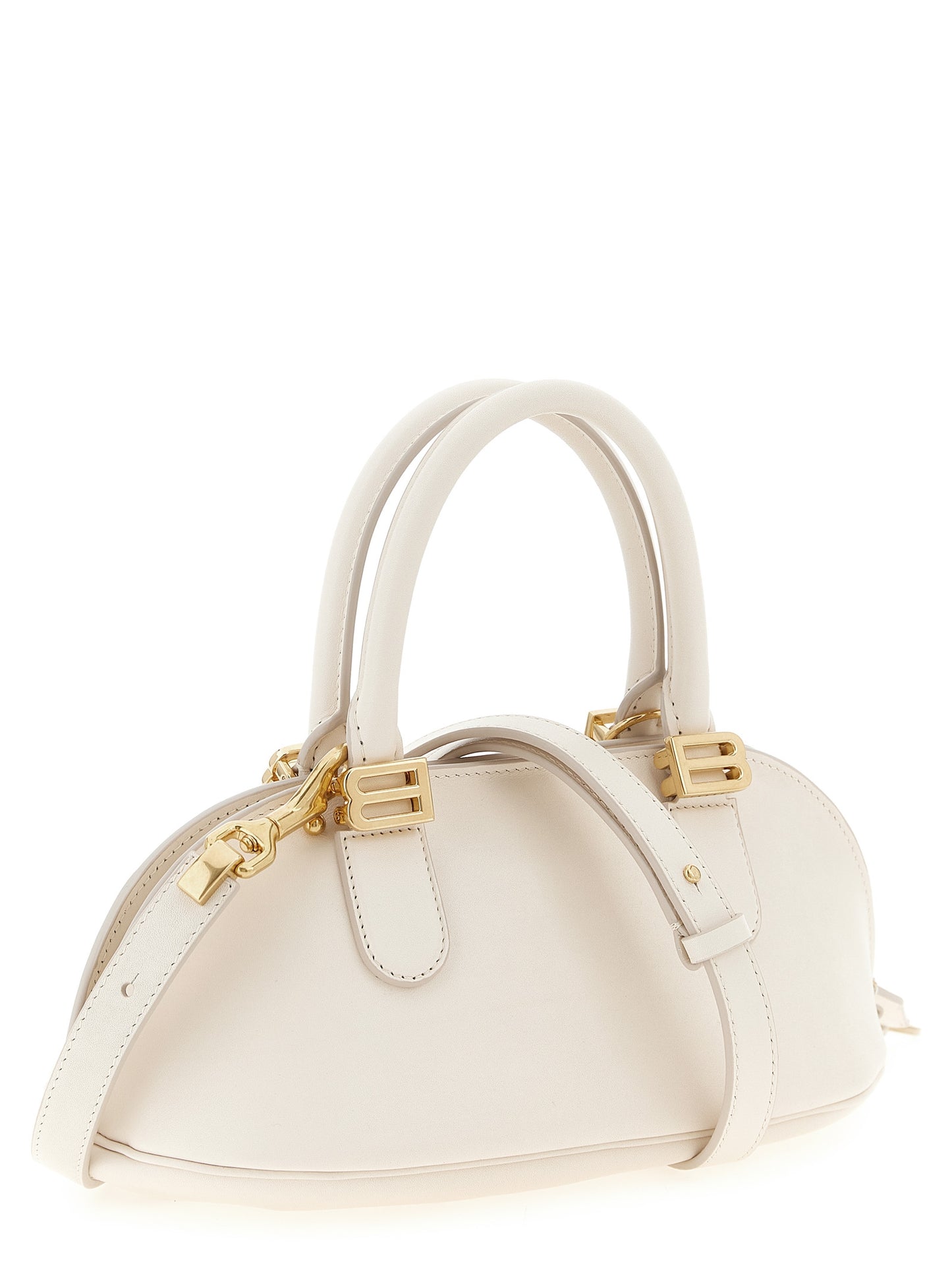 Balenciaga White 'Bolero' Mini Handbag weiss