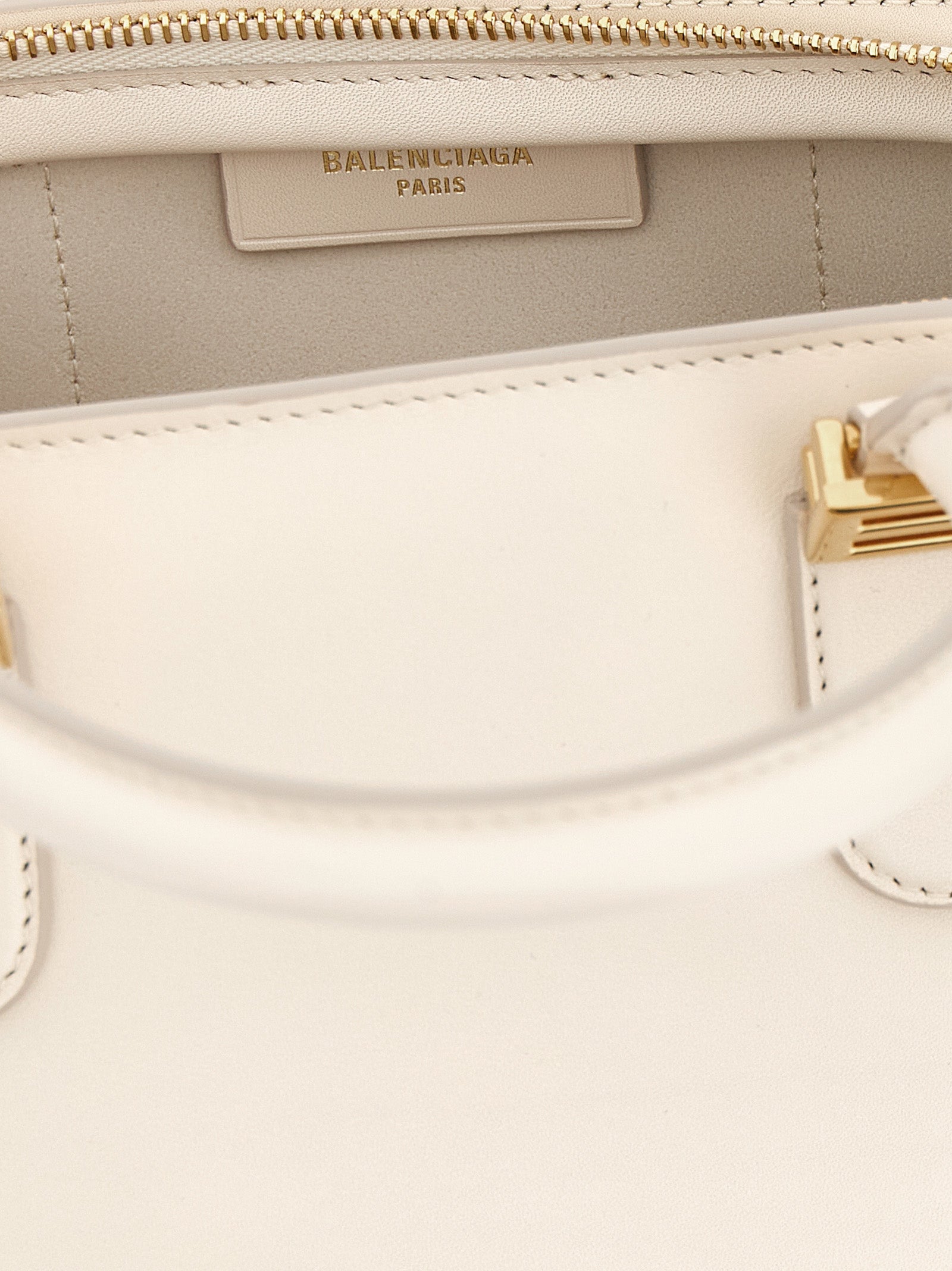 Balenciaga White 'Bolero' Mini Handbag weiss