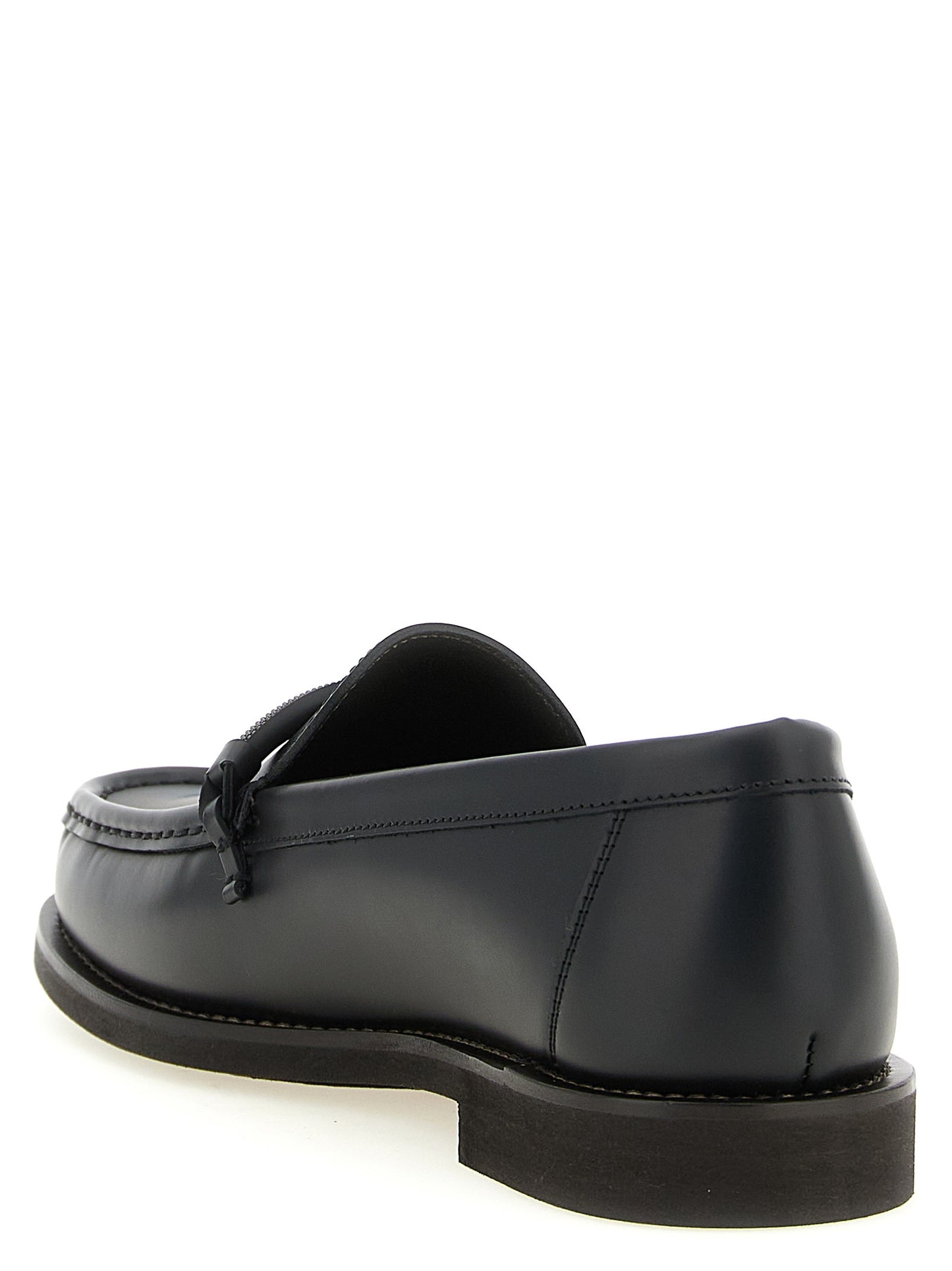 Brunello Cucinelli Black 'Monile' Loafers schwarz