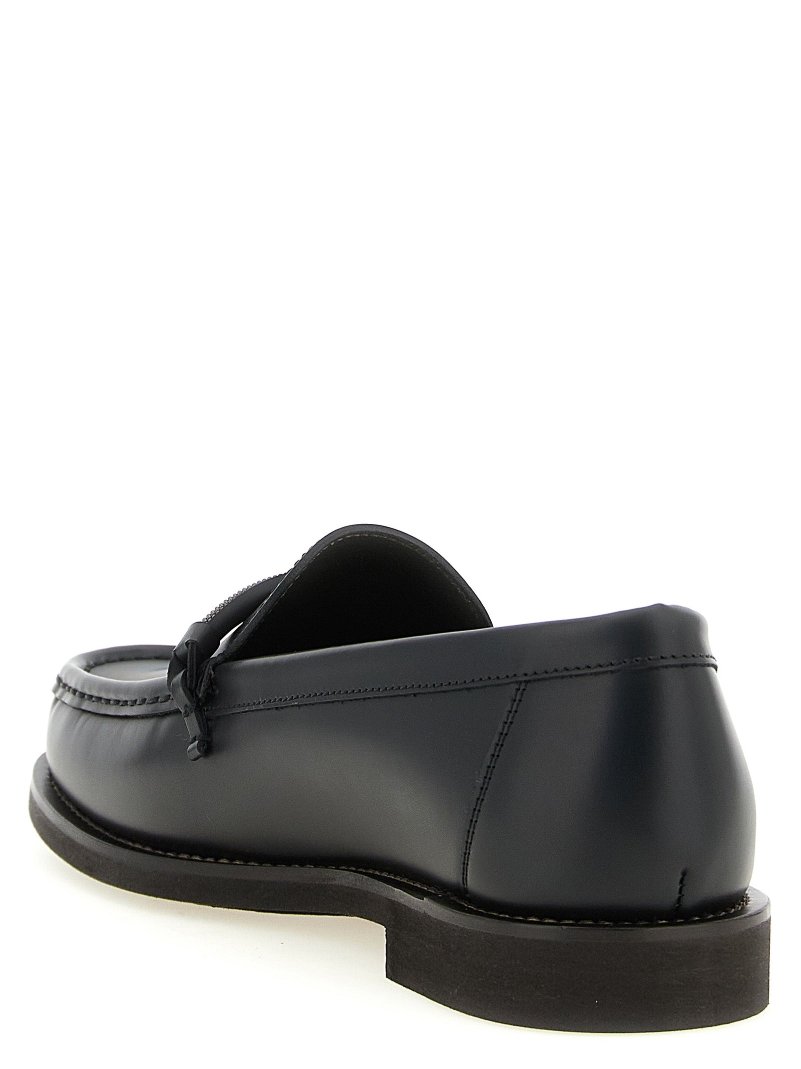 Brunello Cucinelli Black 'Monile' Loafers schwarz