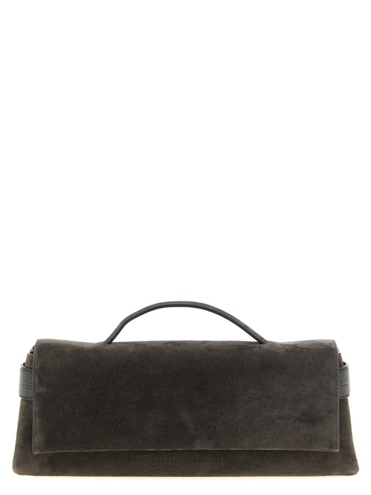 Brunello Cucinelli Brown 'Essence' Clutch braun