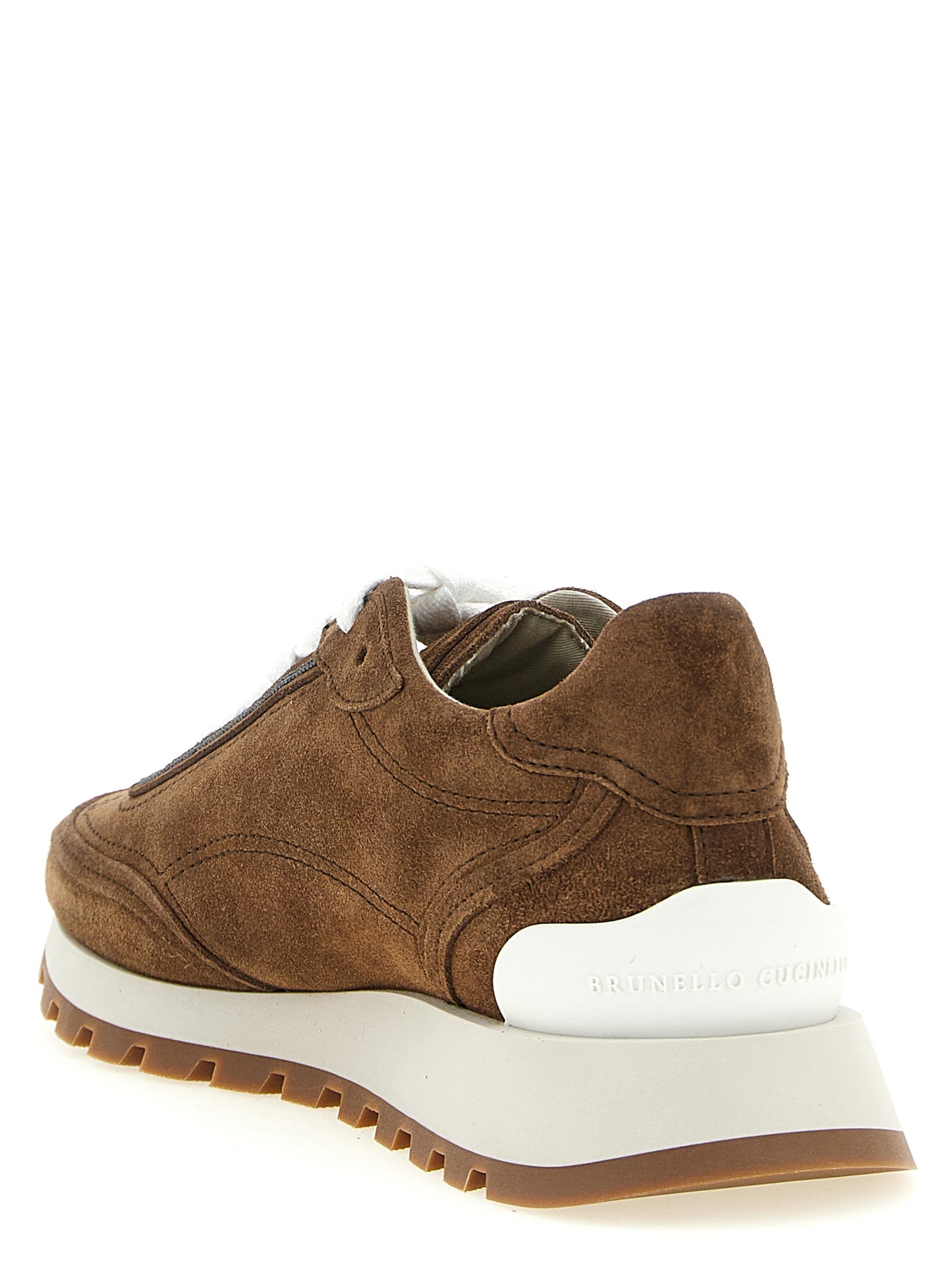 Brunello Cucinelli Brown 'Monile' Sneakers braun