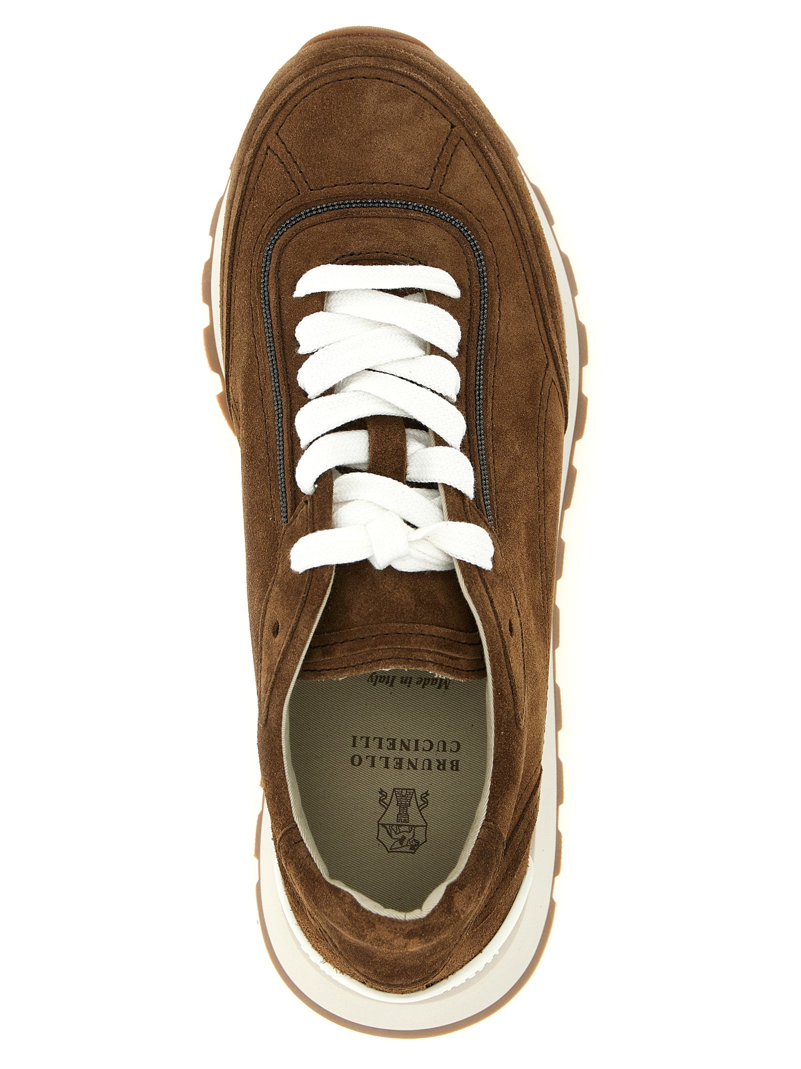Brunello Cucinelli Brown 'Monile' Sneakers braun