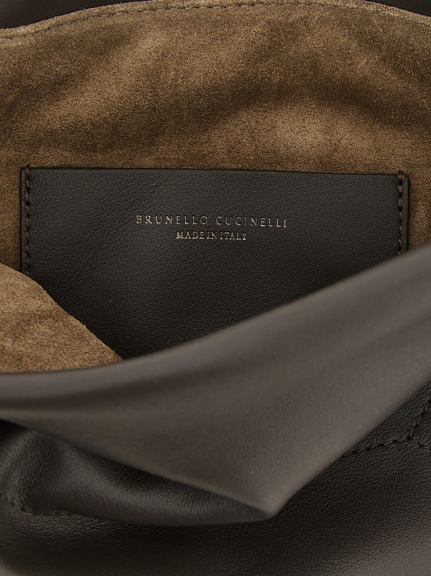 Brunello Cucinelli Brown 'BC Duo' Clutch braun