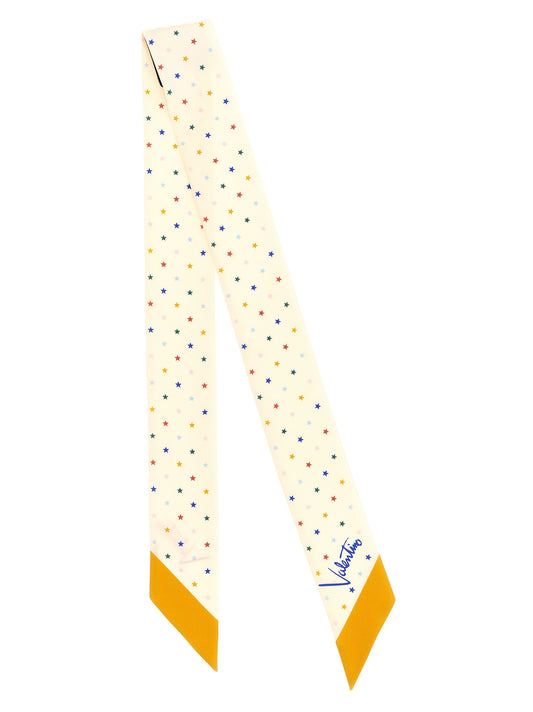 Valentino Garavani Multicolor 'Starry' Foulard