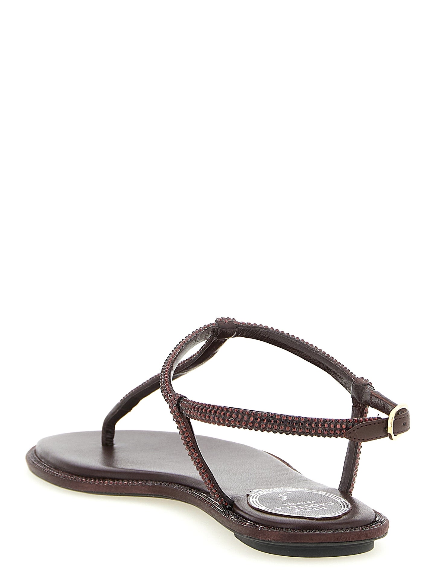 RENE CAOVILLA Brown 'Diana' Sandals braun