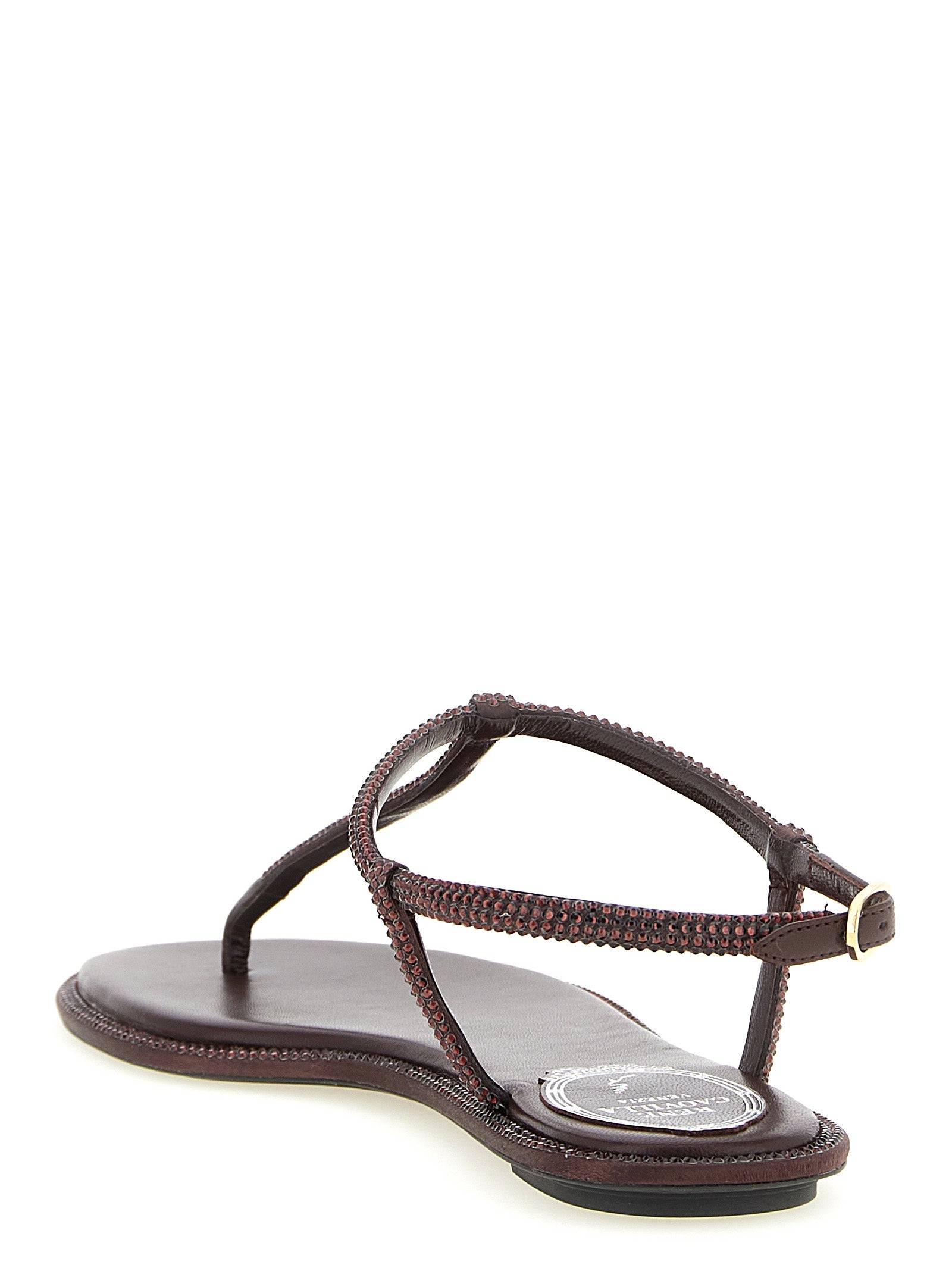 RENE CAOVILLA Brown 'Diana' Sandals braun