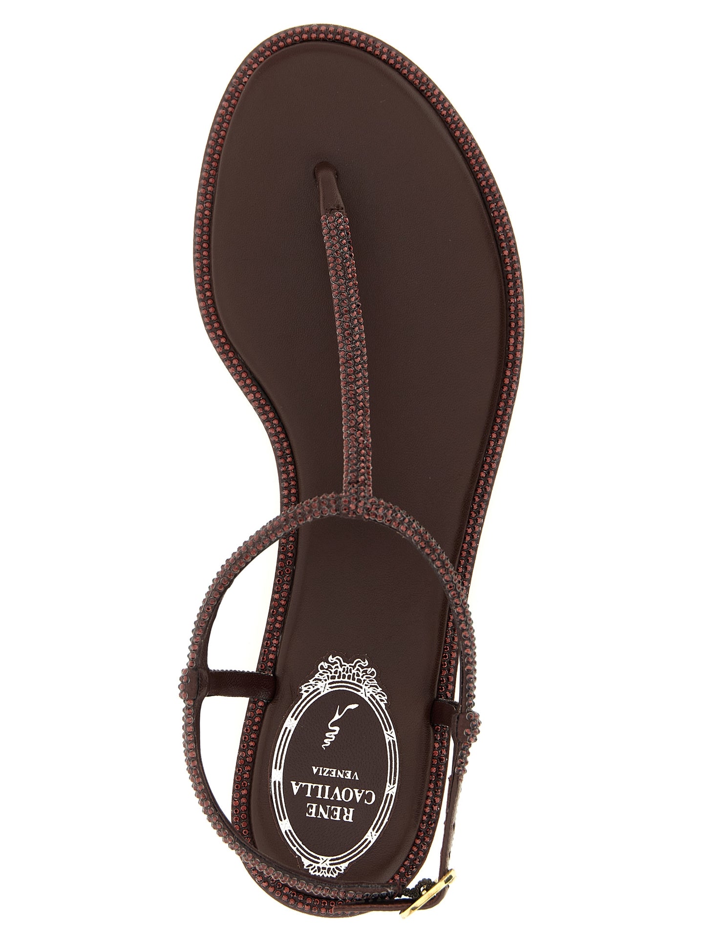 RENE CAOVILLA Brown 'Diana' Sandals braun