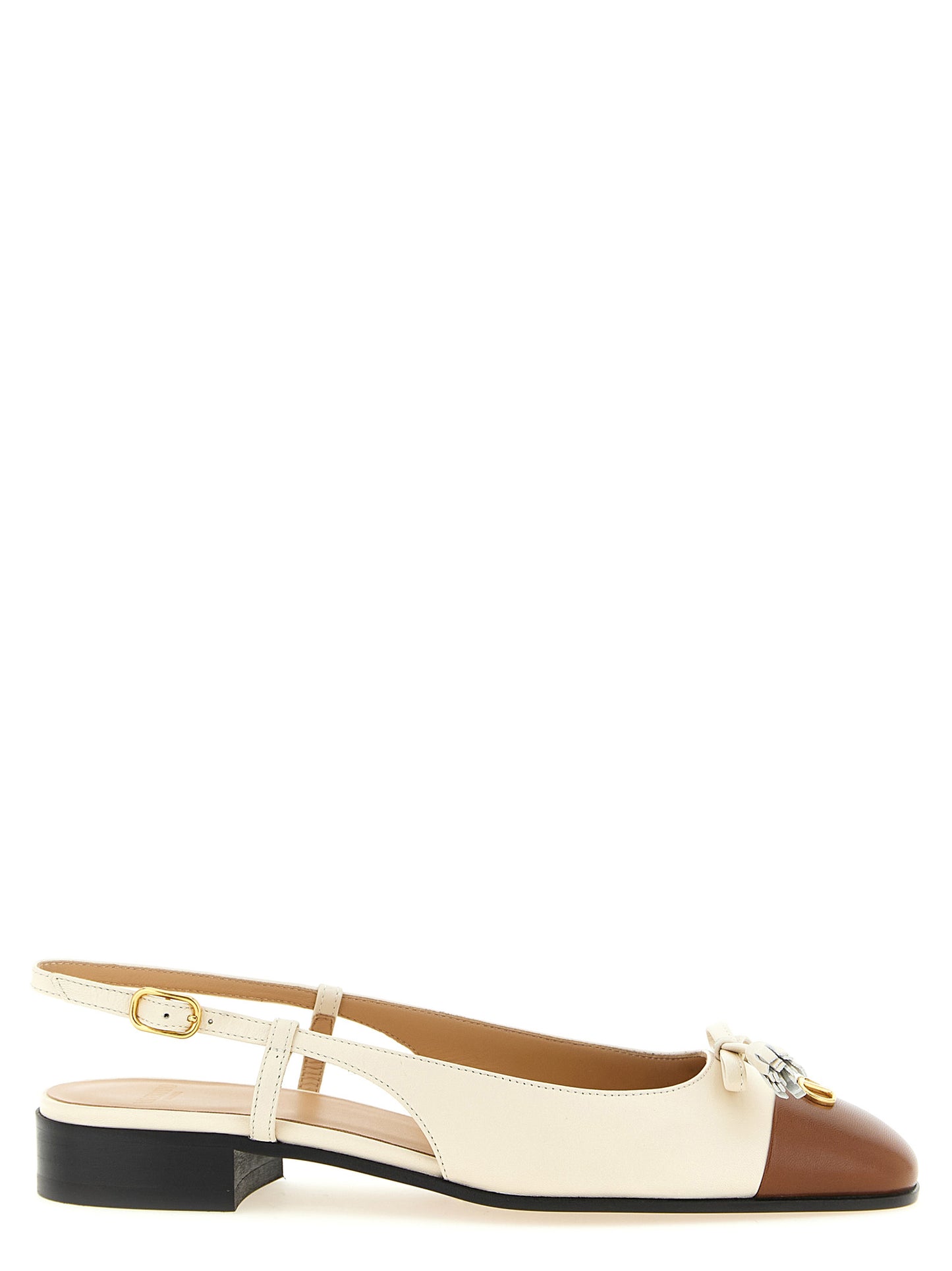 Valentino Garavani Black 'Valet Du Roi' Flats schwarz