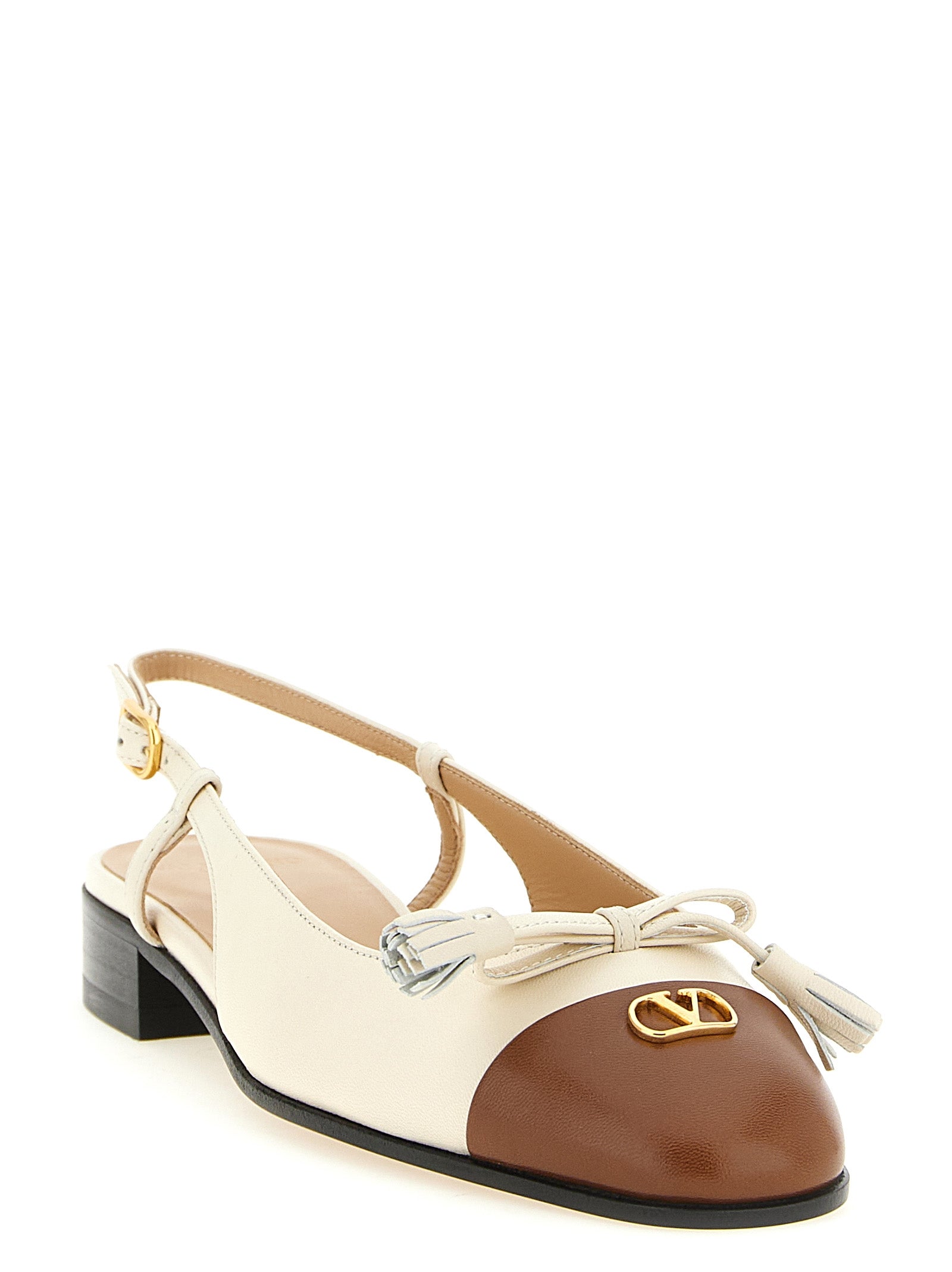 Valentino Garavani Black 'Valet Du Roi' Flats schwarz