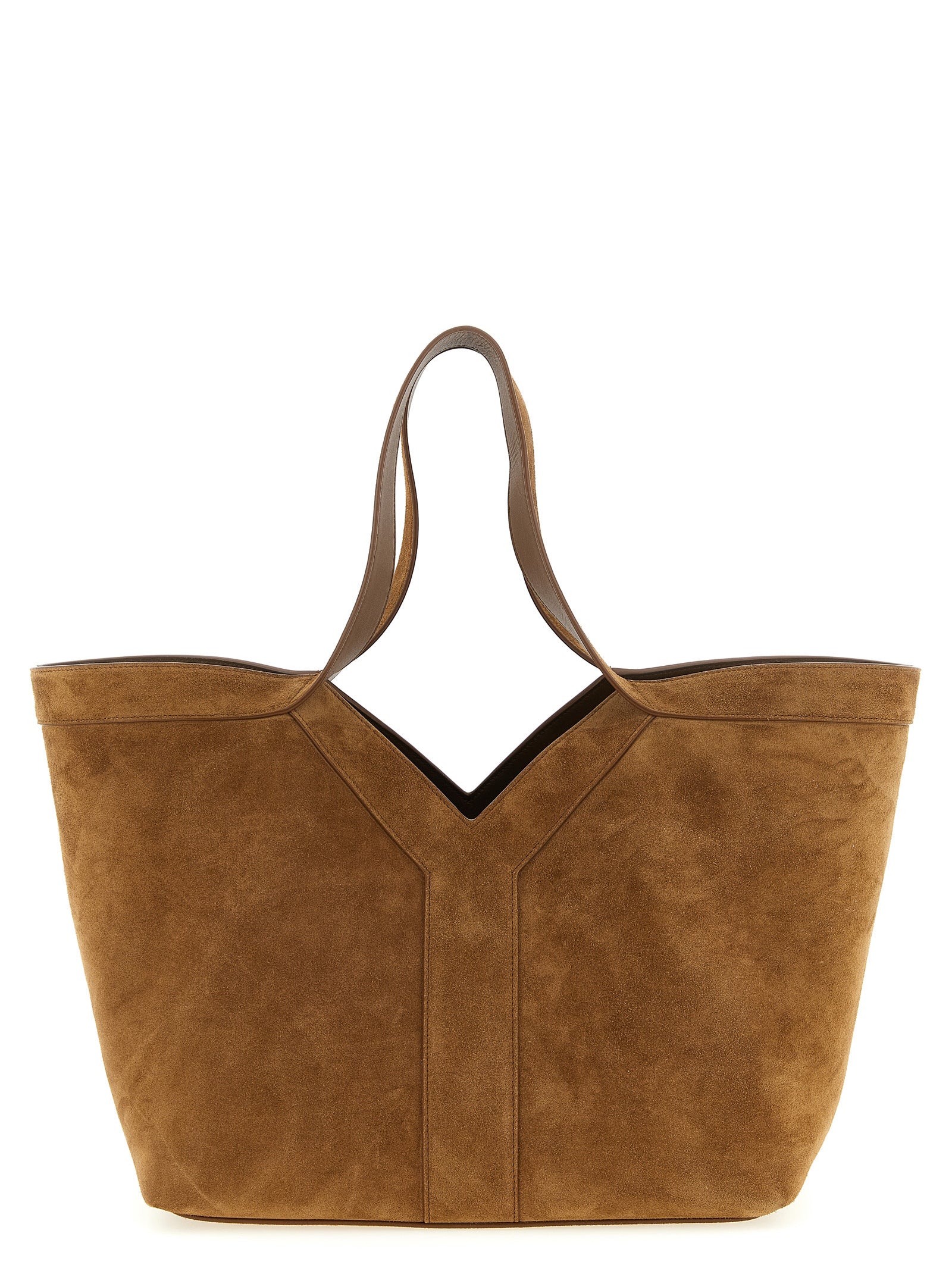 Saint Laurent Brown Small Tote Bag braun