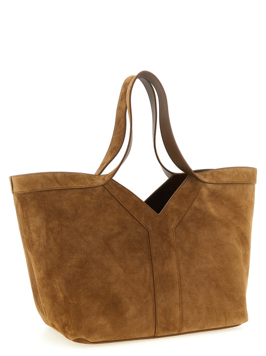 Saint Laurent Brown Small Tote Bag braun