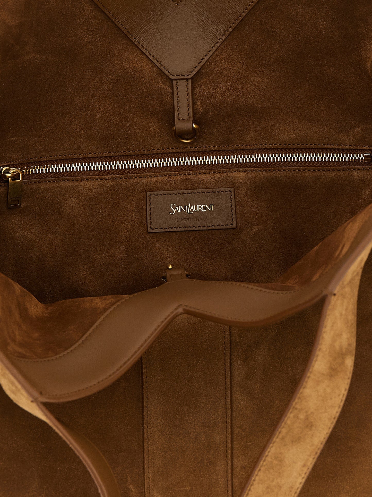 Saint Laurent Brown Small Tote Bag braun