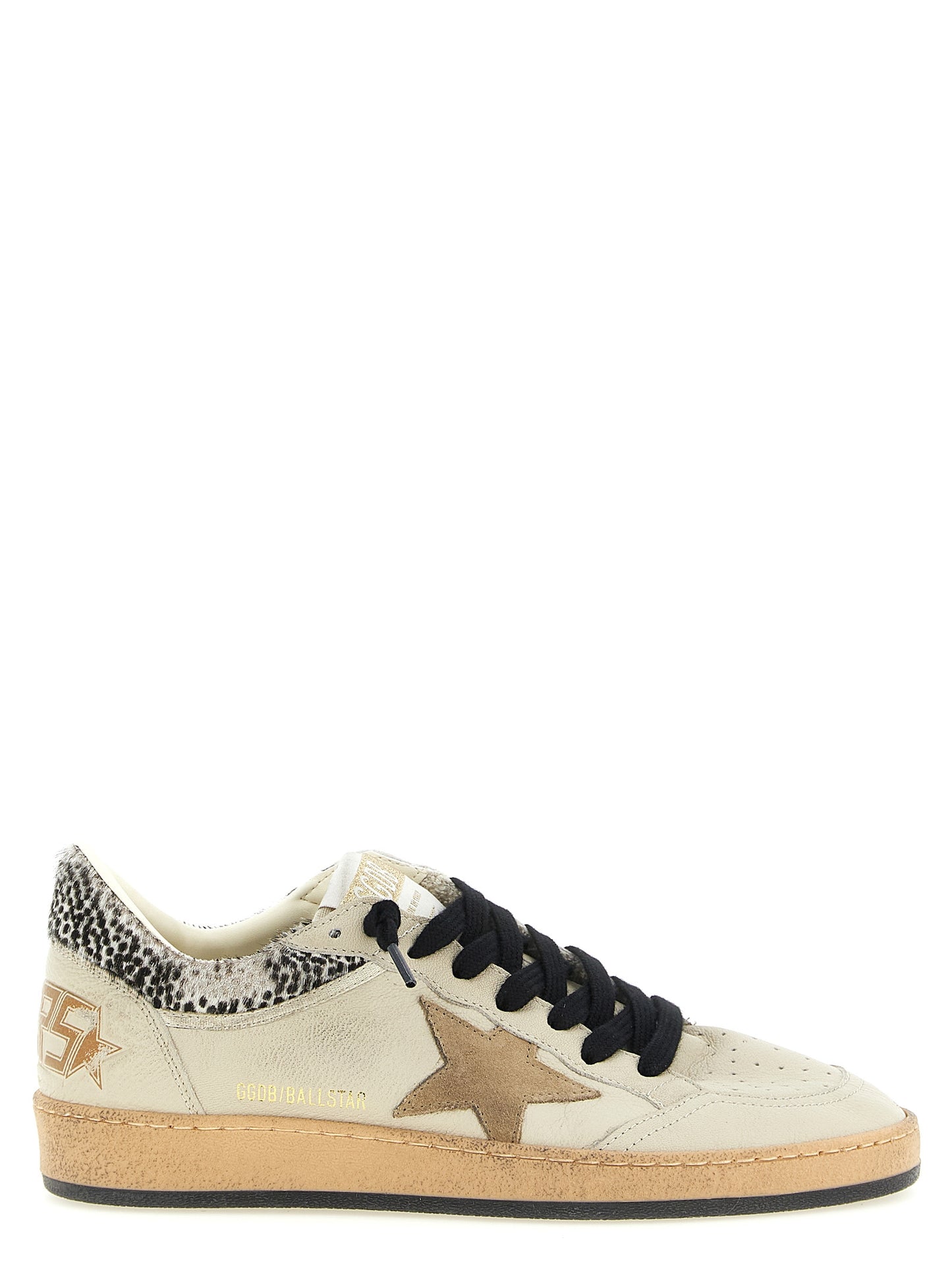 Golden Goose Beige 'Ball Star' Sneakers