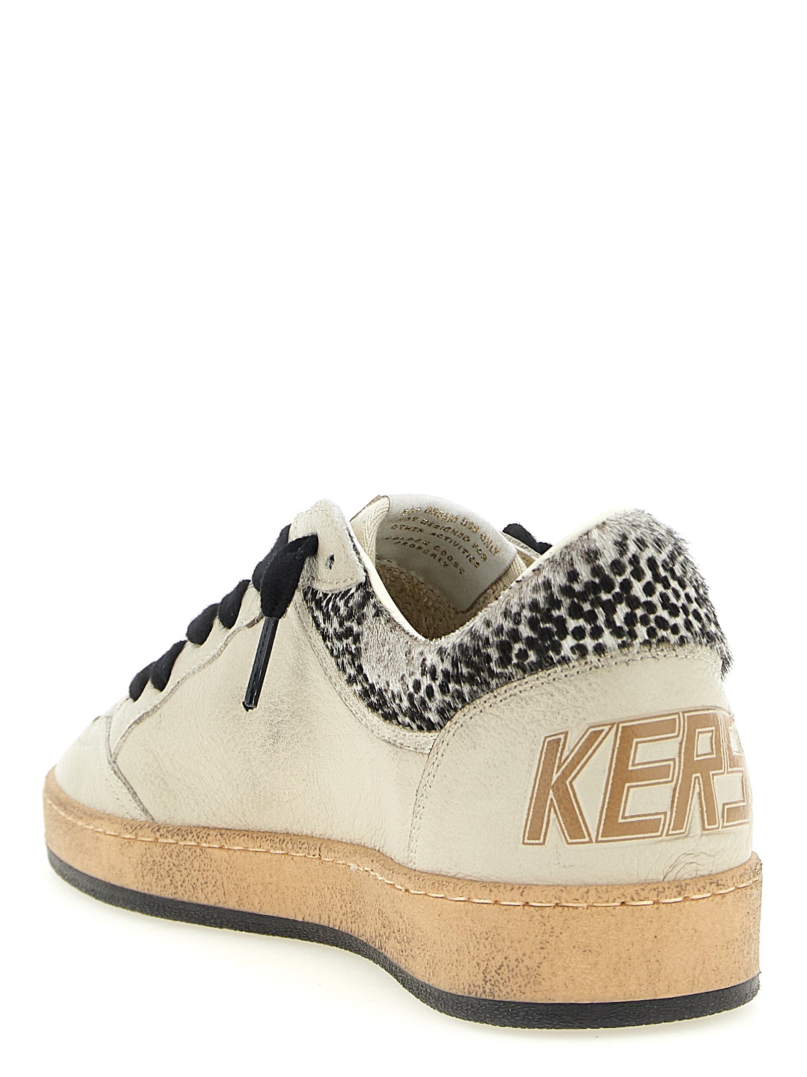 Golden Goose Beige 'Ball Star' Sneakers