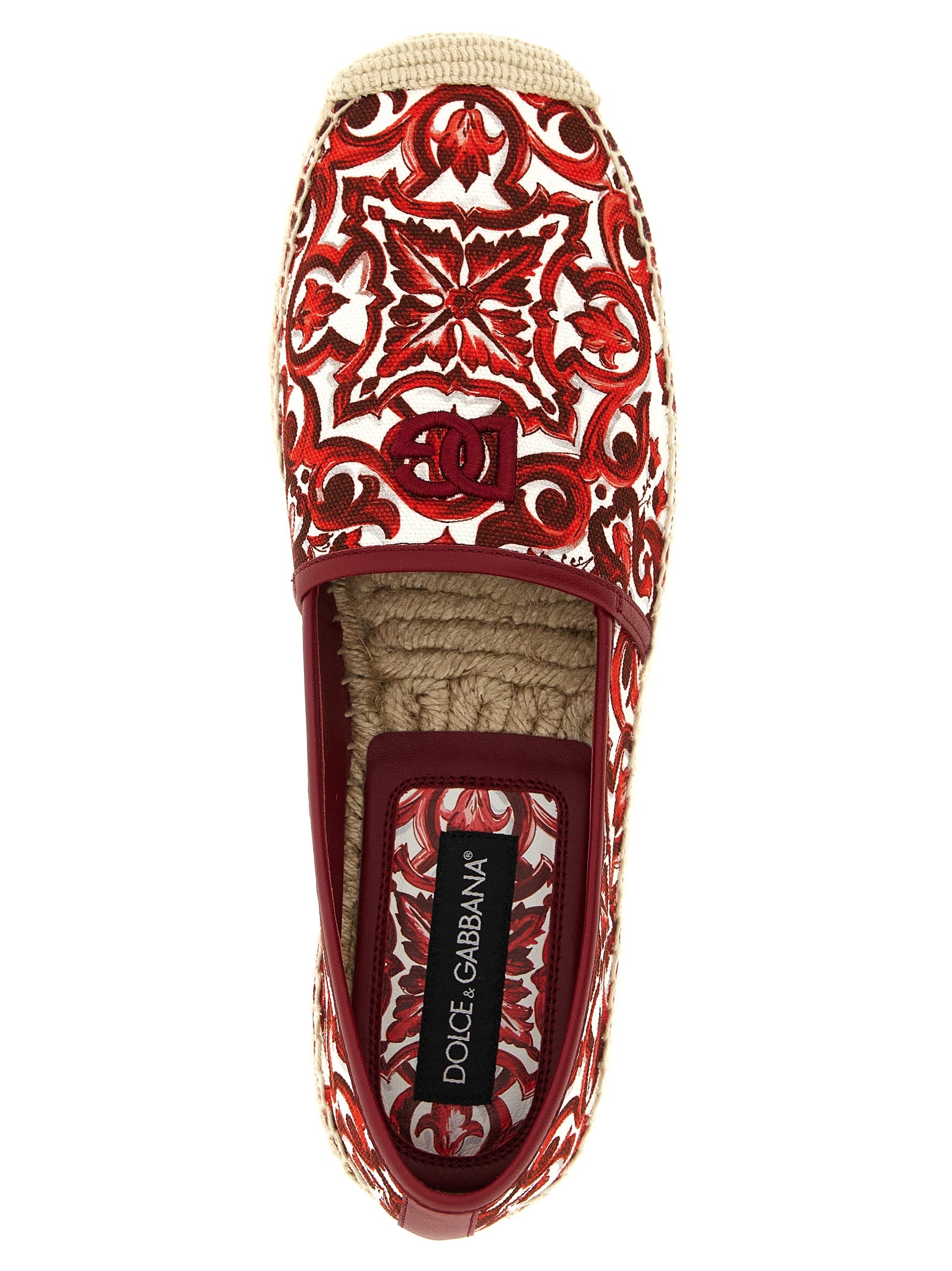 Dolce & Gabbana Multicolor 'Maiolica' Espadrilles
