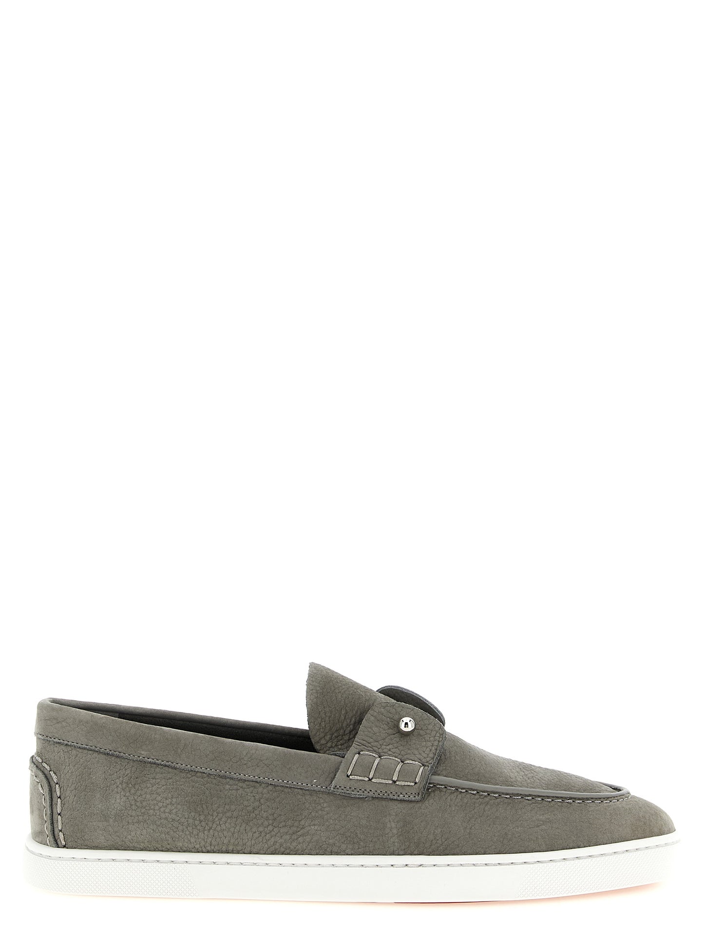 Christian Louboutin Gray 'Chambeliboat' Loafers grau
