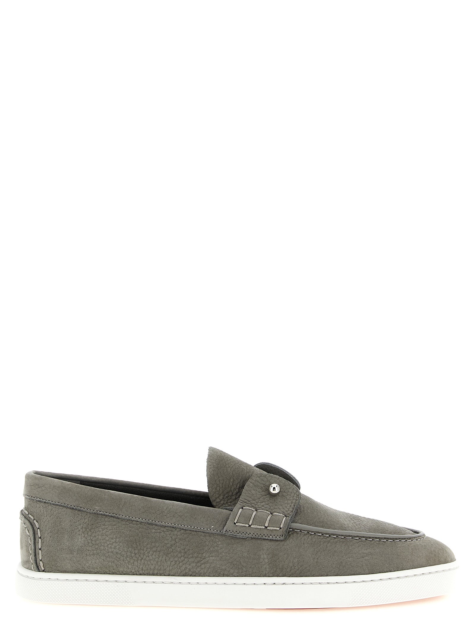 Christian Louboutin Gray 'Chambeliboat' Loafers grau