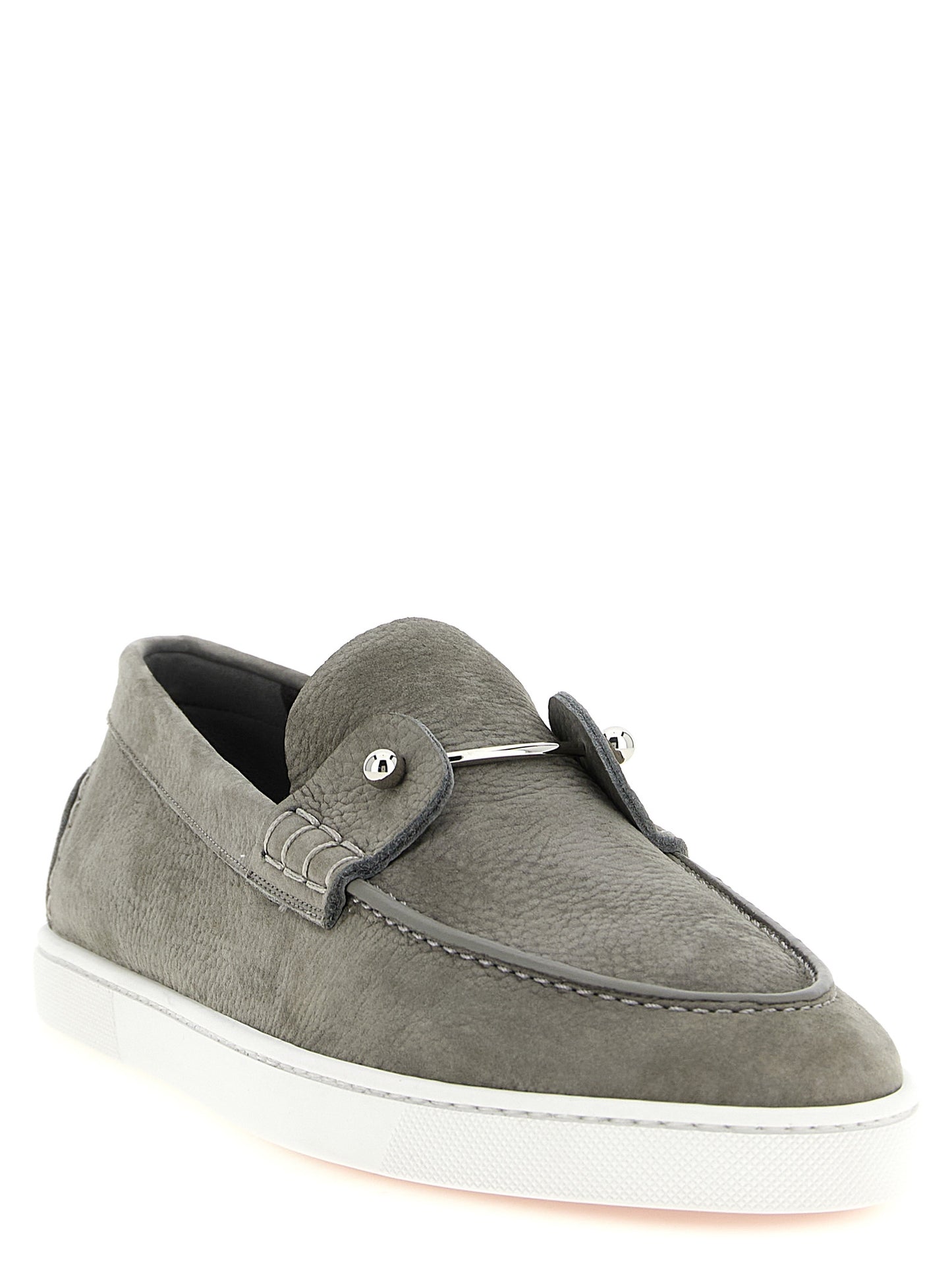 Christian Louboutin Gray 'Chambeliboat' Loafers grau