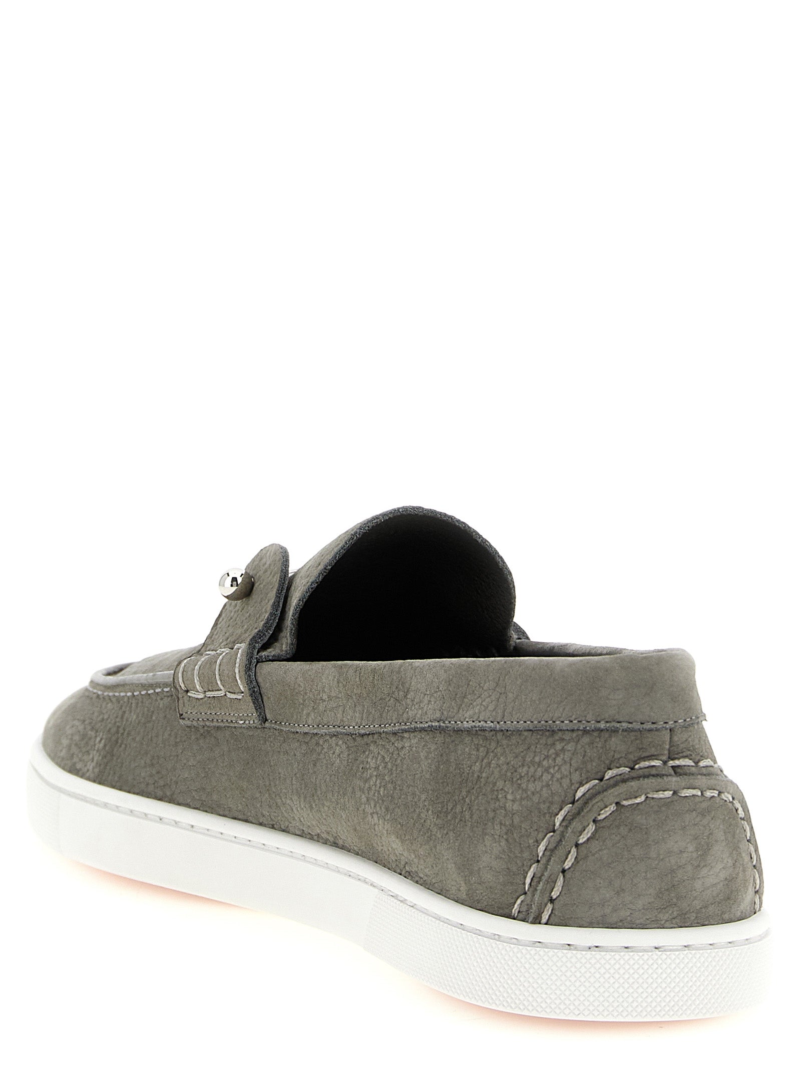 Christian Louboutin Gray 'Chambeliboat' Loafers grau