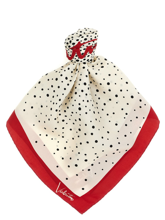 Valentino Garavani Multicolor 'Little Stars Starry' Scarf