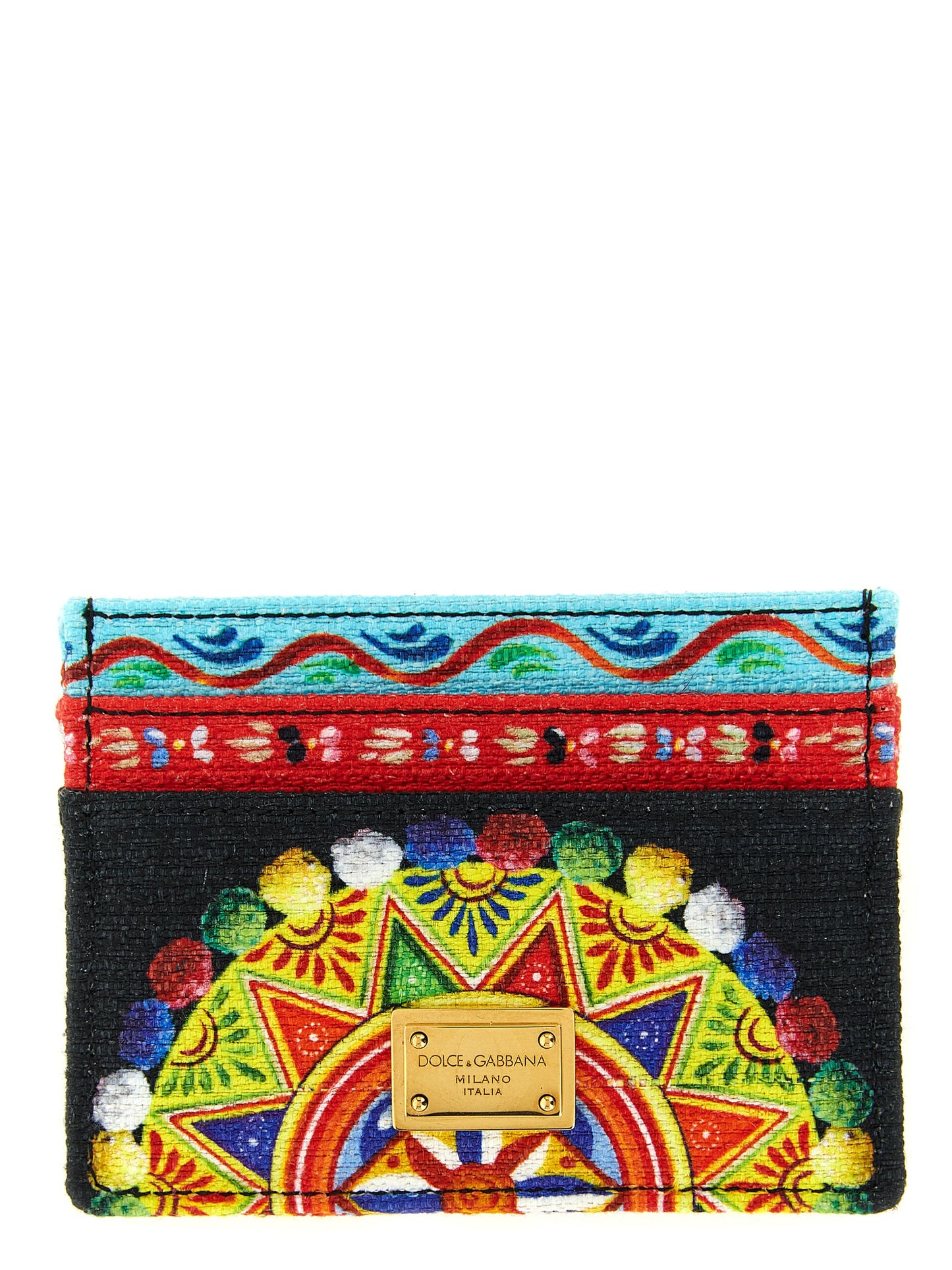 Dolce & Gabbana Multicolor 'Carretto' Card Holder