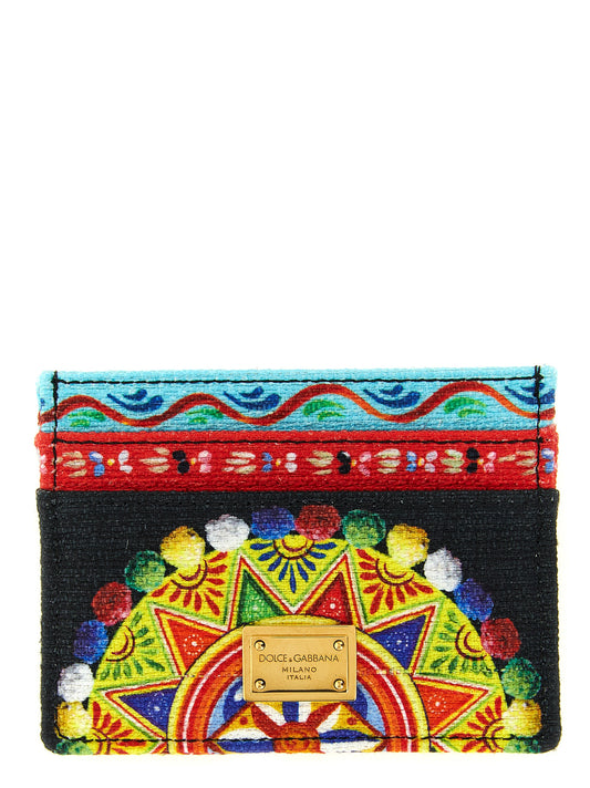 Dolce & Gabbana Multicolor 'Carretto' Card Holder