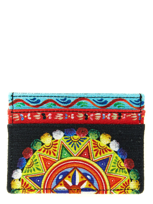 Dolce & Gabbana Multicolor 'Carretto' Card Holder