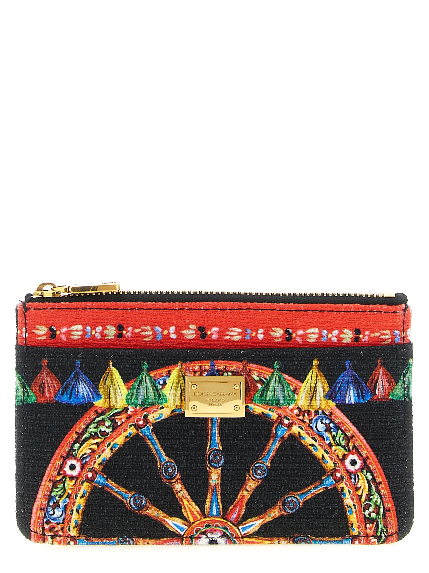 Dolce & Gabbana Multicolor 'Carretto' Card Holder