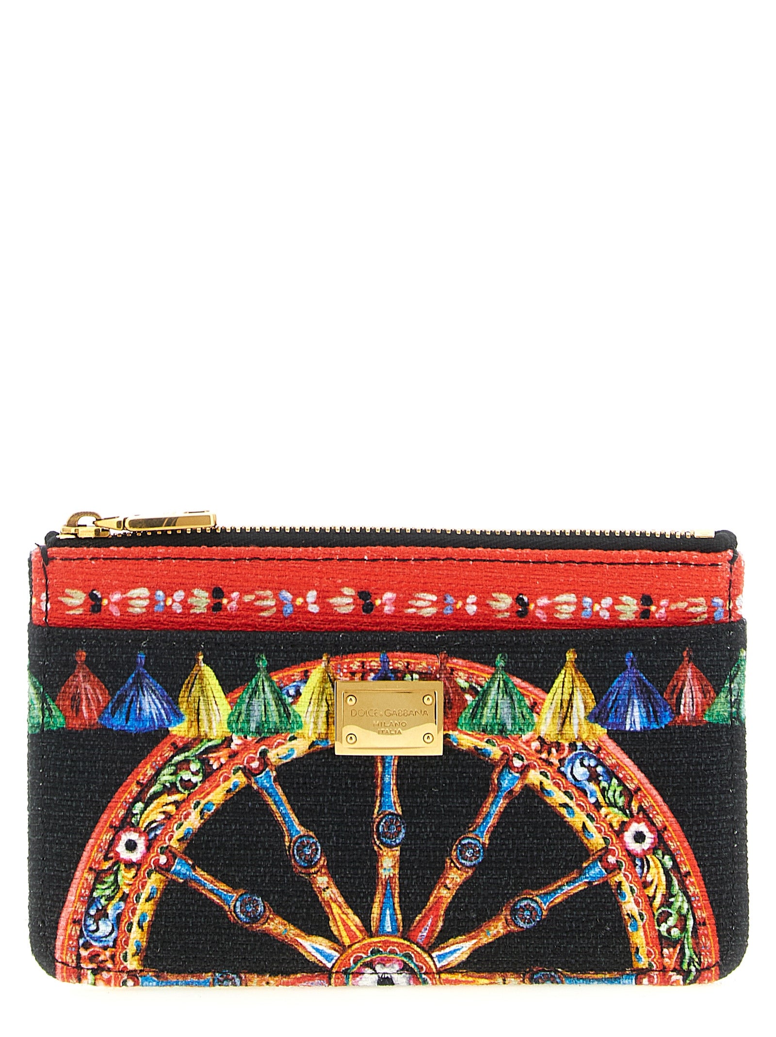 Dolce & Gabbana Multicolor 'Carretto' Card Holder