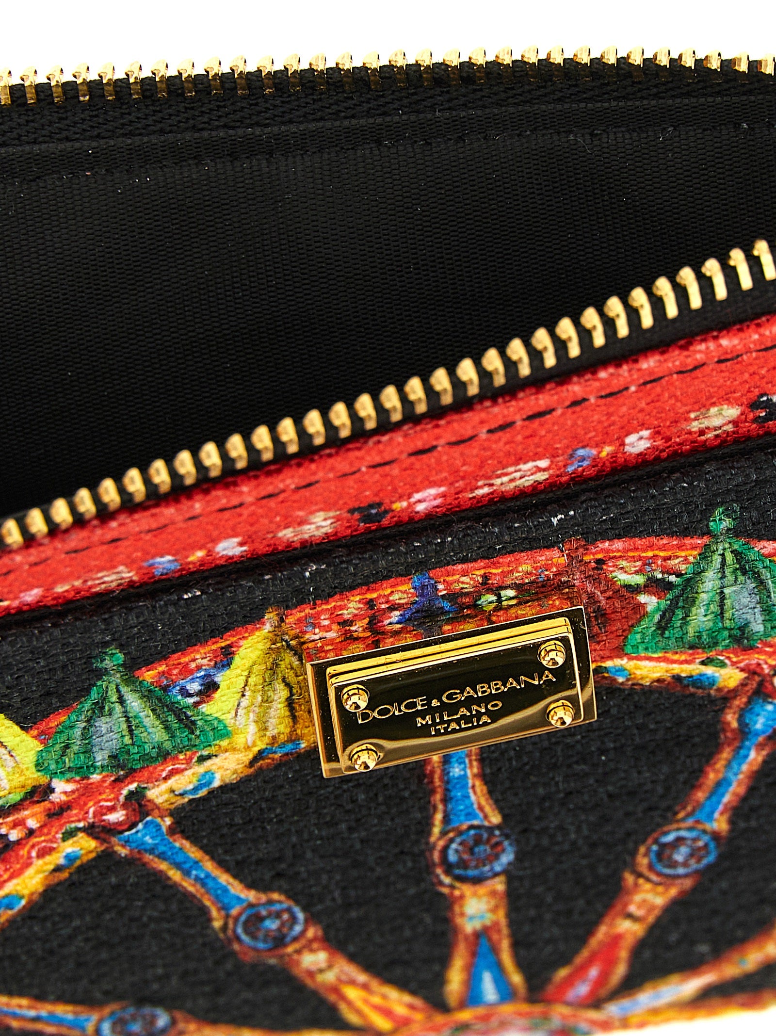 Dolce & Gabbana Multicolor 'Carretto' Card Holder