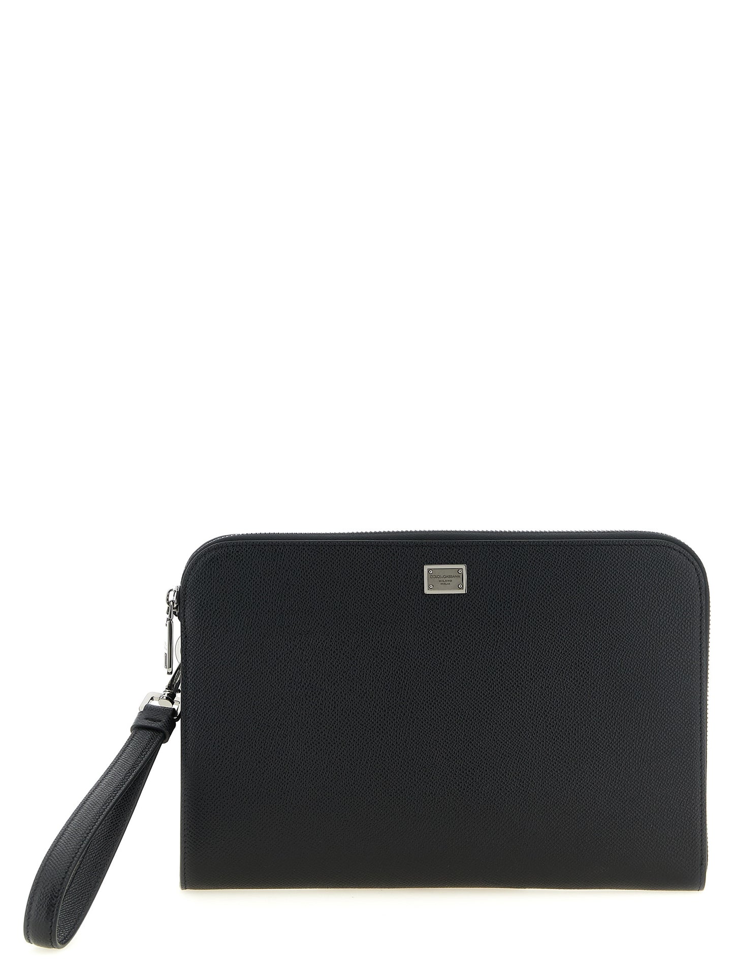 Dolce & Gabbana Black 'Sicily' Clutch schwarz