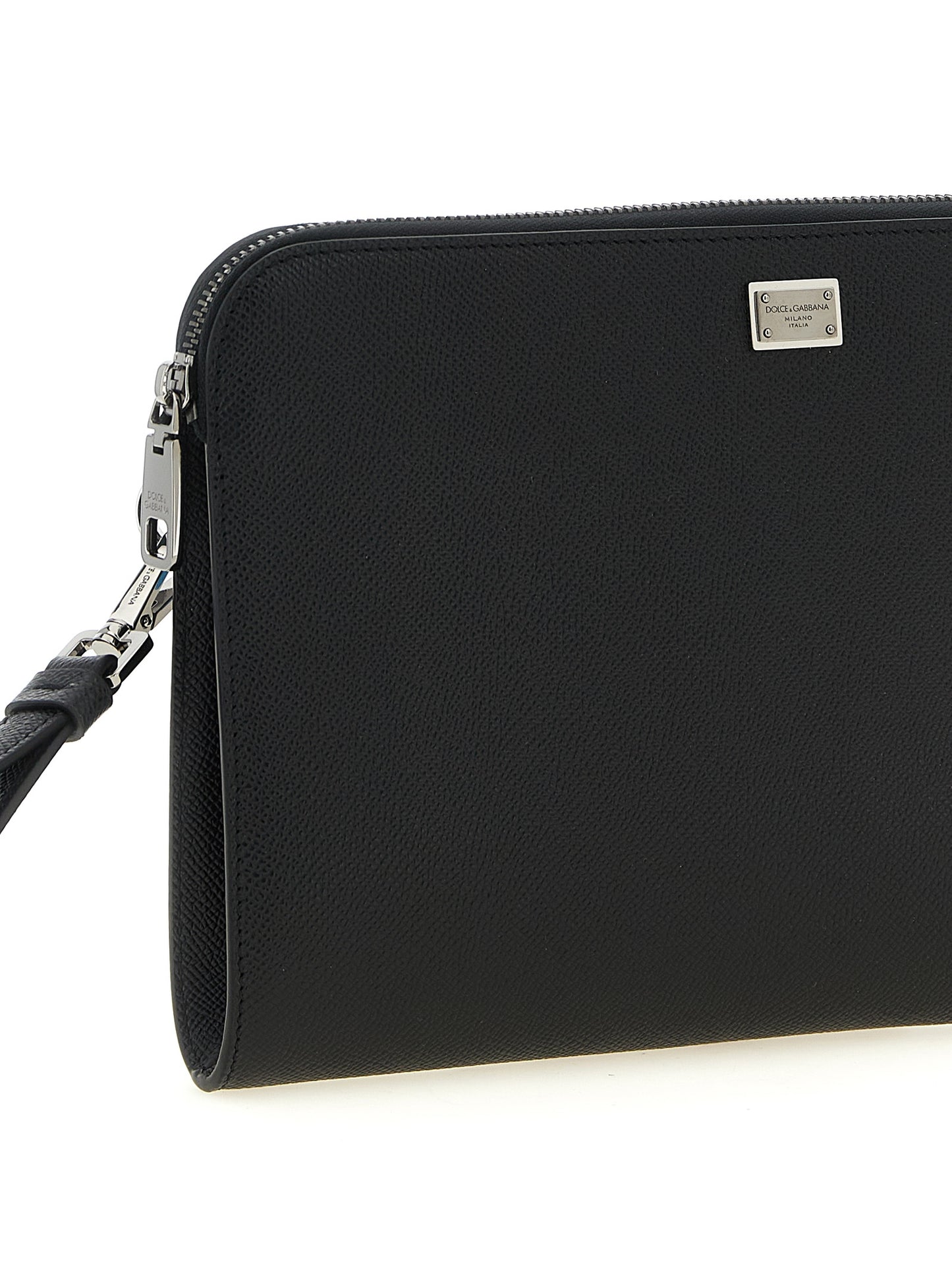 Dolce & Gabbana Black 'Sicily' Clutch schwarz