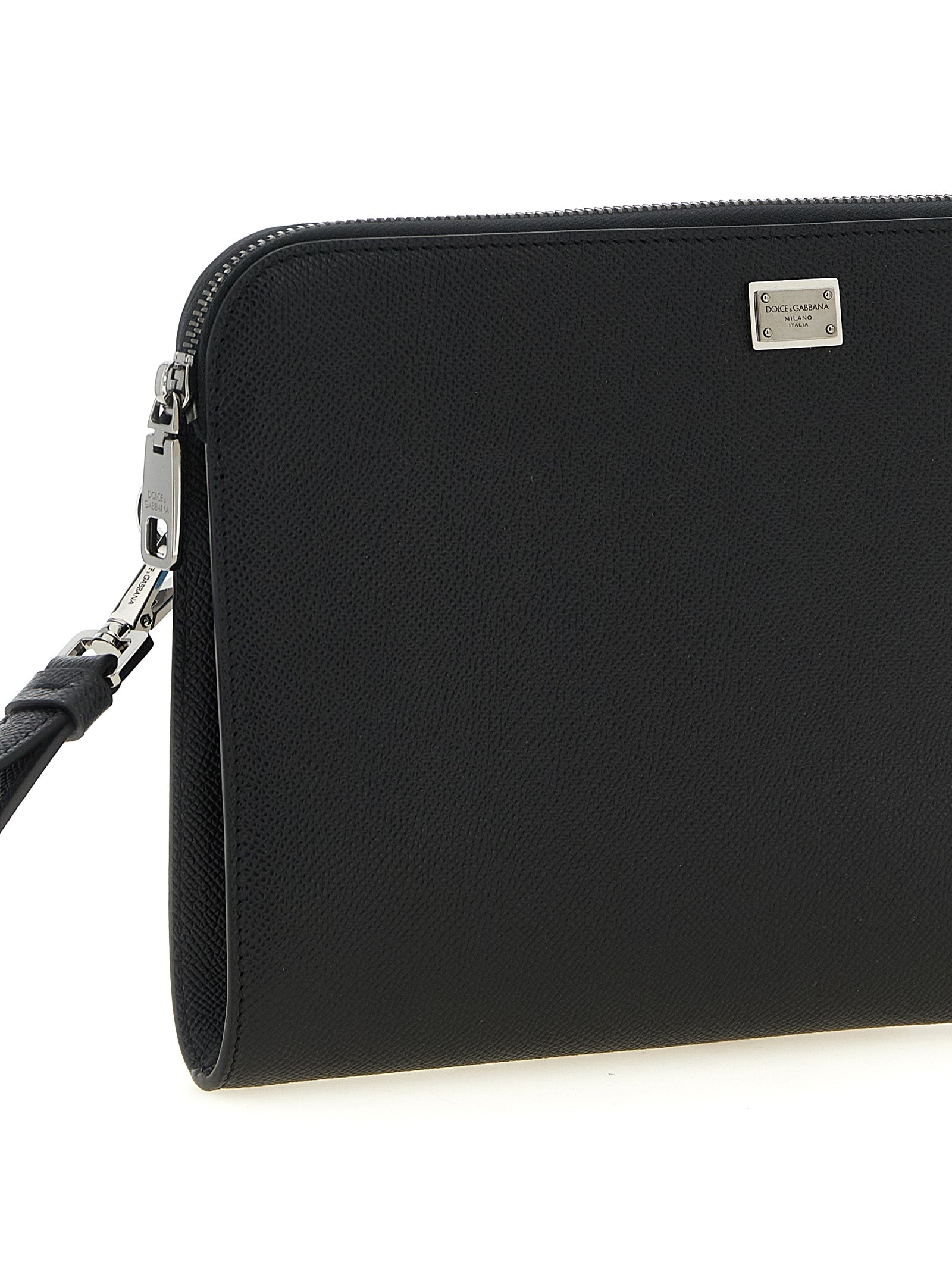 Dolce & Gabbana Black 'Sicily' Clutch schwarz